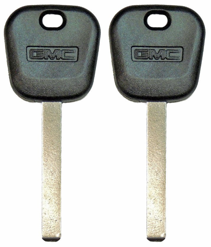 Two Transponder Keys for GMC Sierra, Canyon, Yukon and Terrain B119