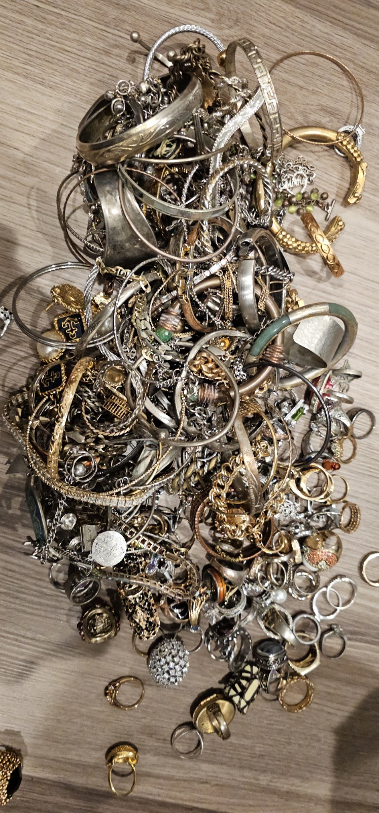 Jewelry Lot Good Wear Resell Brooch Art Estate Vintage Modern 5 Pc NO Junk - BUY