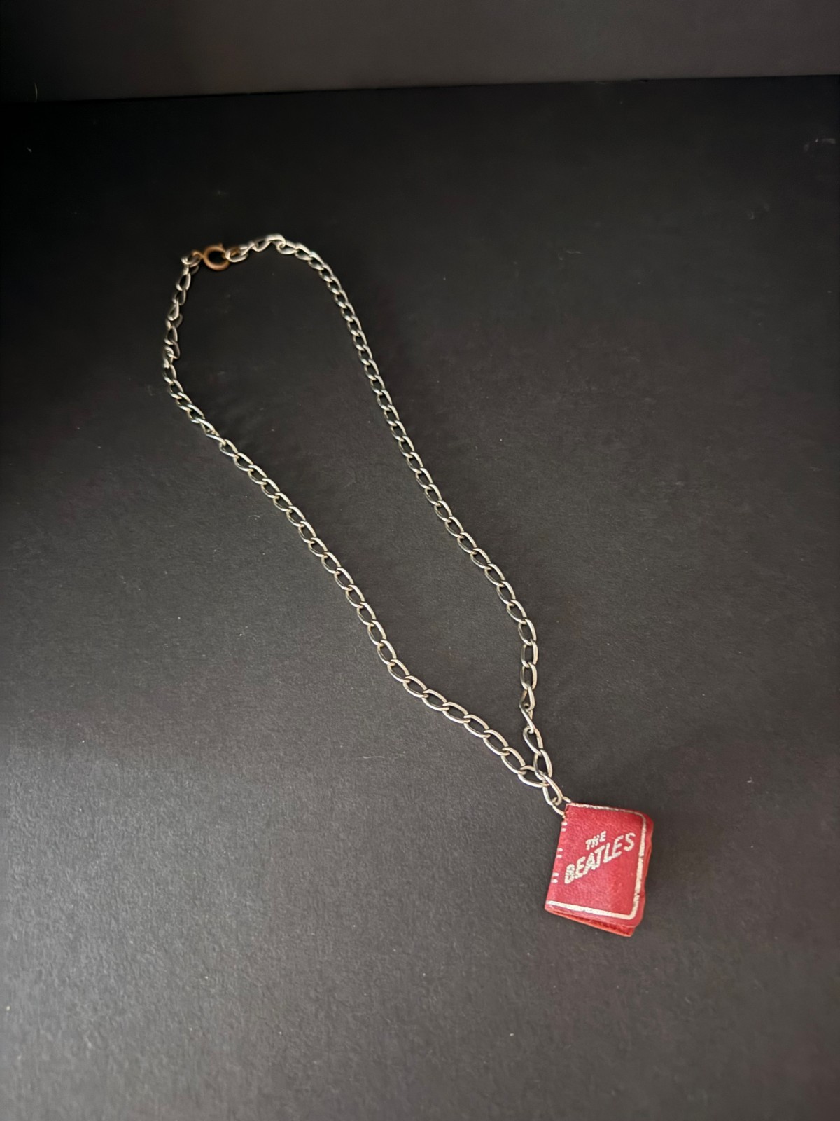 Vintage 1960's Beatles Accordion Style Mini Photo Book Necklace Vintage 1960's Beatles Accordion Style Mini Photo Book Necklace