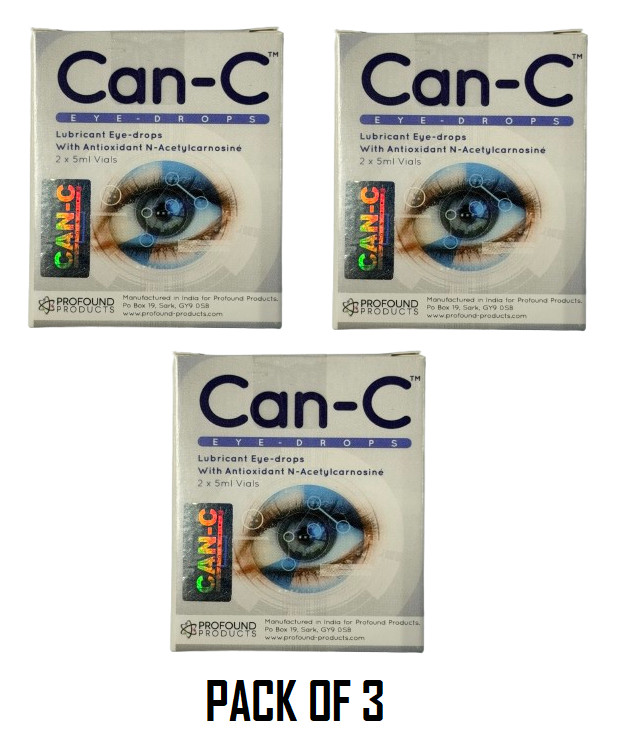 3 pack Can-C Eye Drops New and Latest products (EXP. Date : 10/2027)