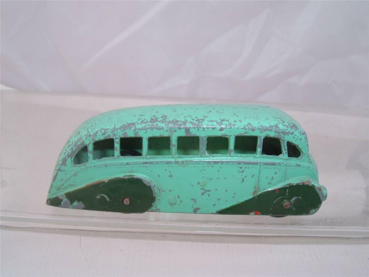 DINKY #29B STREAMLINED COACH TWO TONE USED ORIGINAL CONDITION VINTAGE SEE PICS