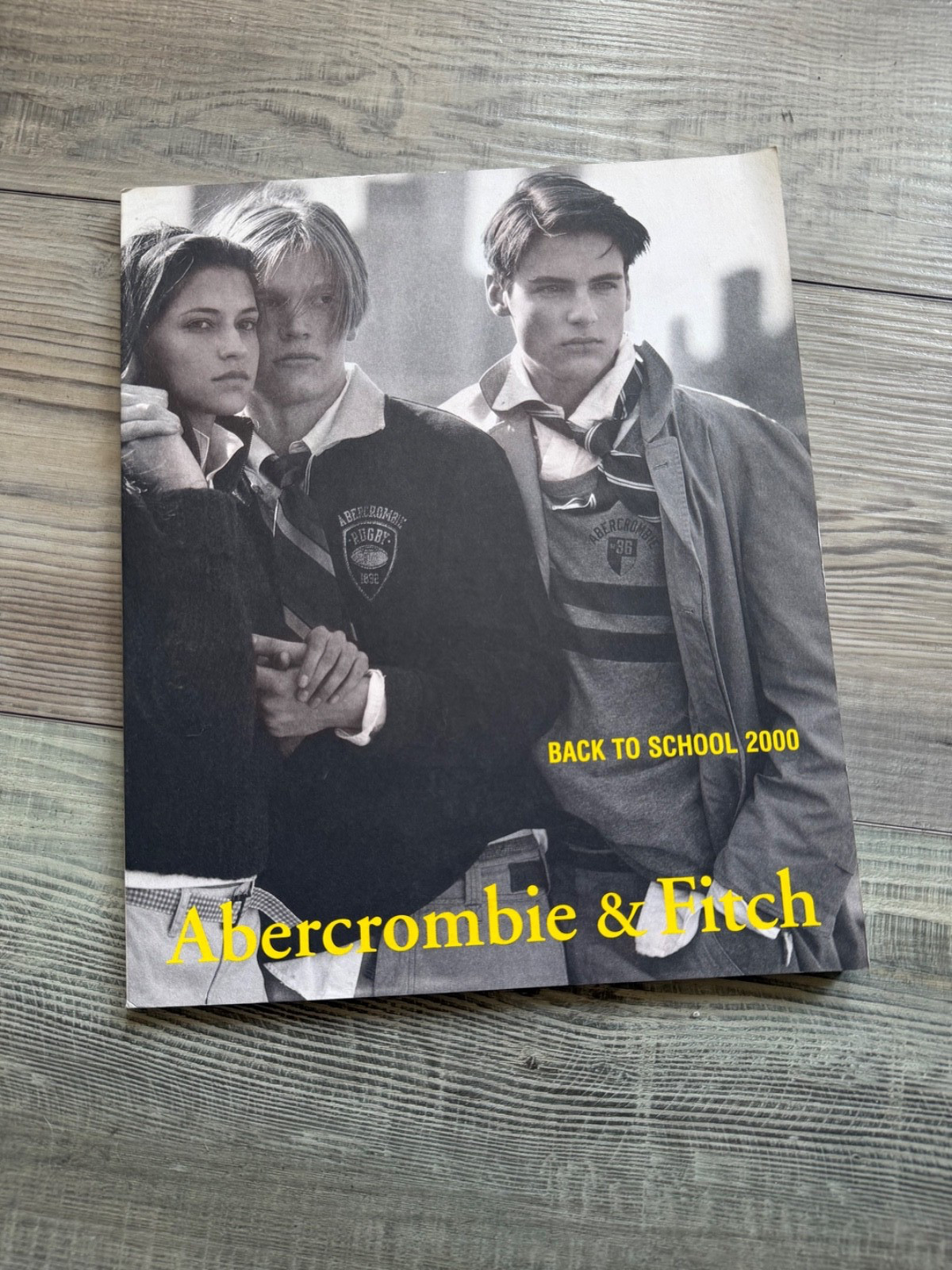 Abercrombie & Fitch Back to School 2000 Catalog Vintage A&F Bruce Weber Mailer