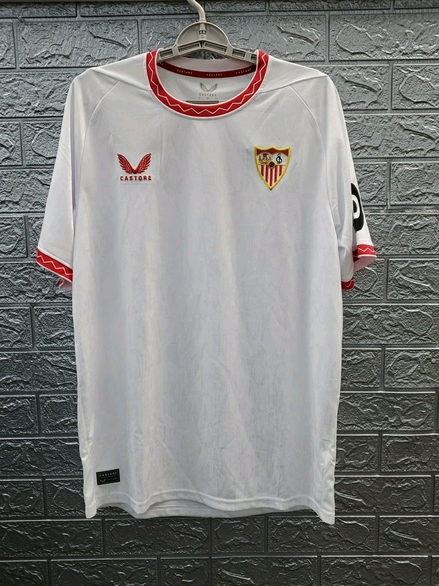 New CASTORE Sevilla FC 2024/25 Home Jersey White Size Large