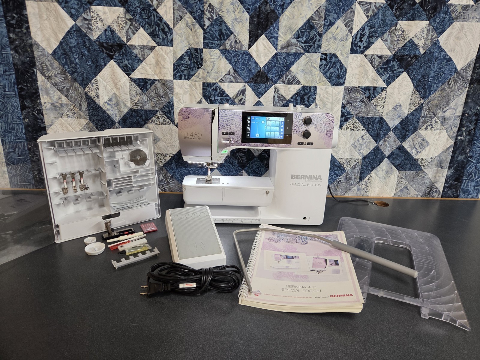 BERNINA 480 Peacock Edition Sew/Quilt/Emb Machine Professionally Serviced