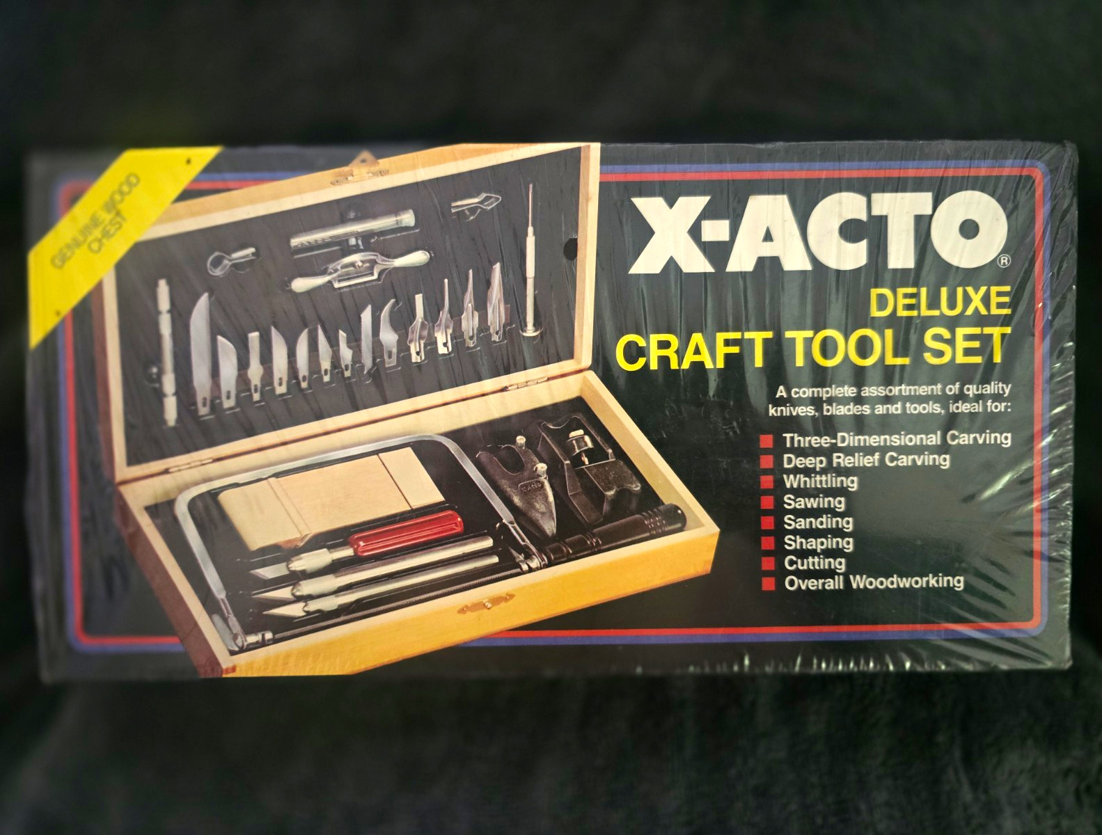 Brand New X-ACTO DELUXE Craft Tool Set 46-Piece with Wood Case