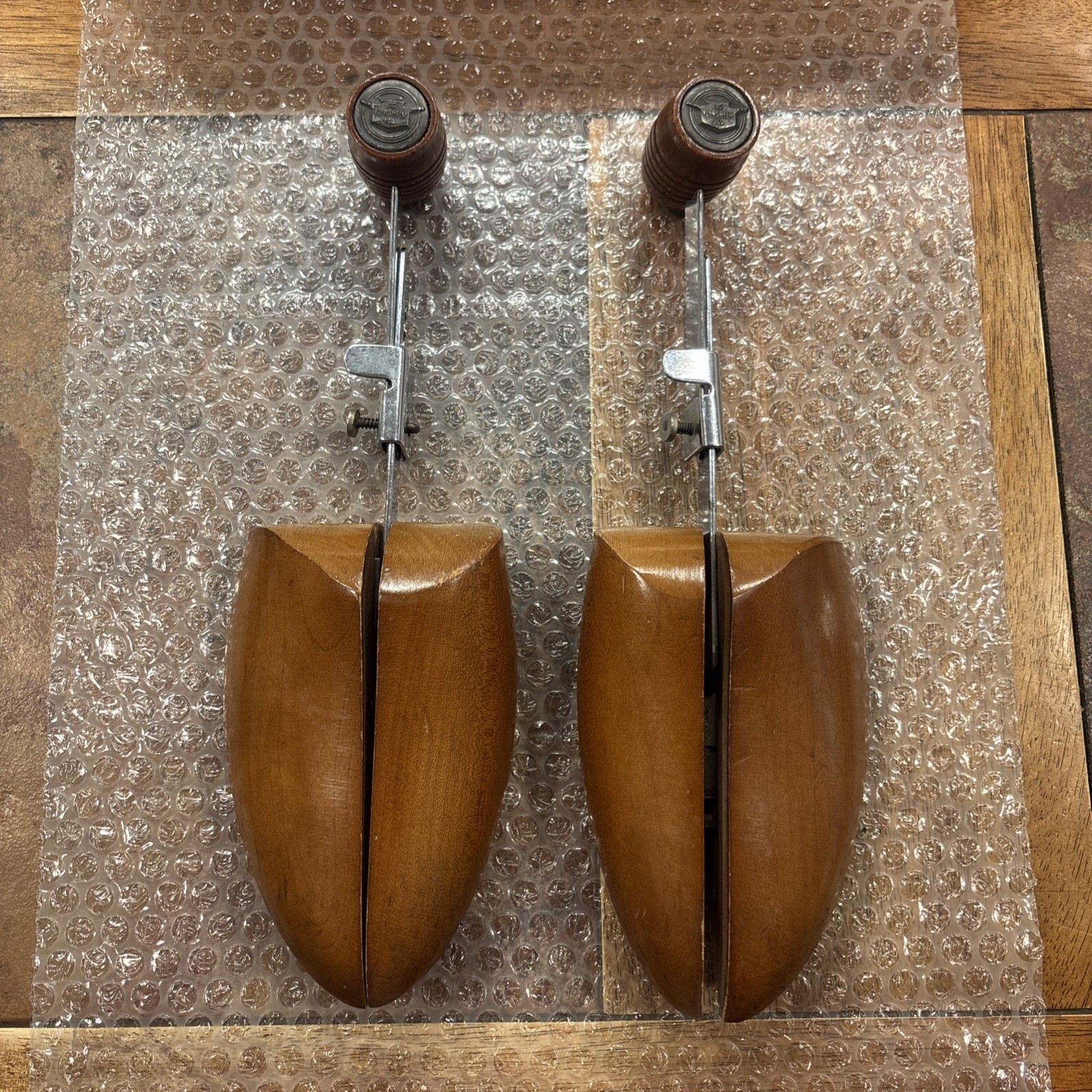 Vintage Mens florsheim Wooden Shoe Tree Stretcher Adjustable Size 5