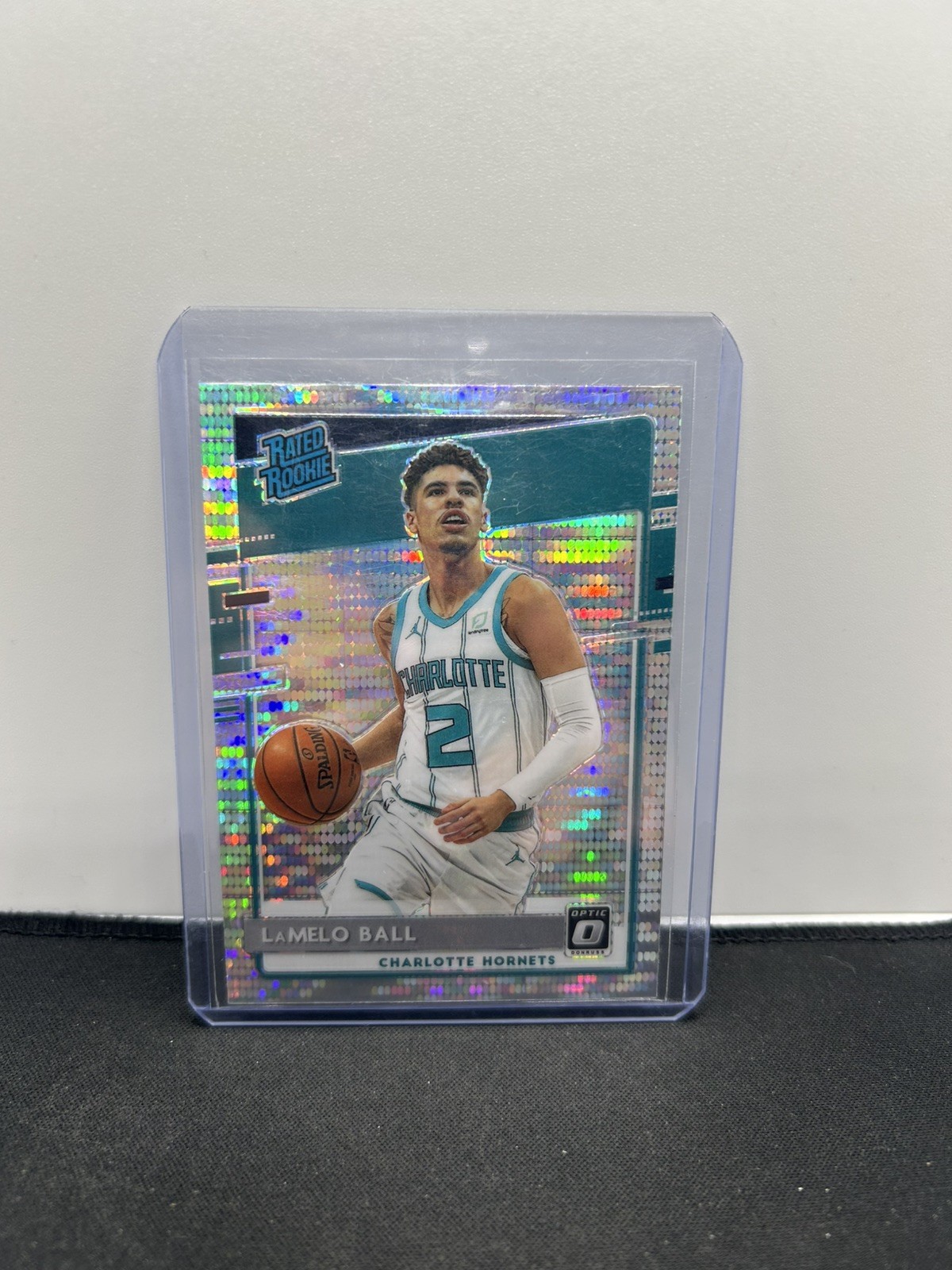 2020-21 Donruss Optic LaMelo Ball Silver Pulsar #153 2020-21 Donruss Optic LaMelo Ball Silver Pulsar #153