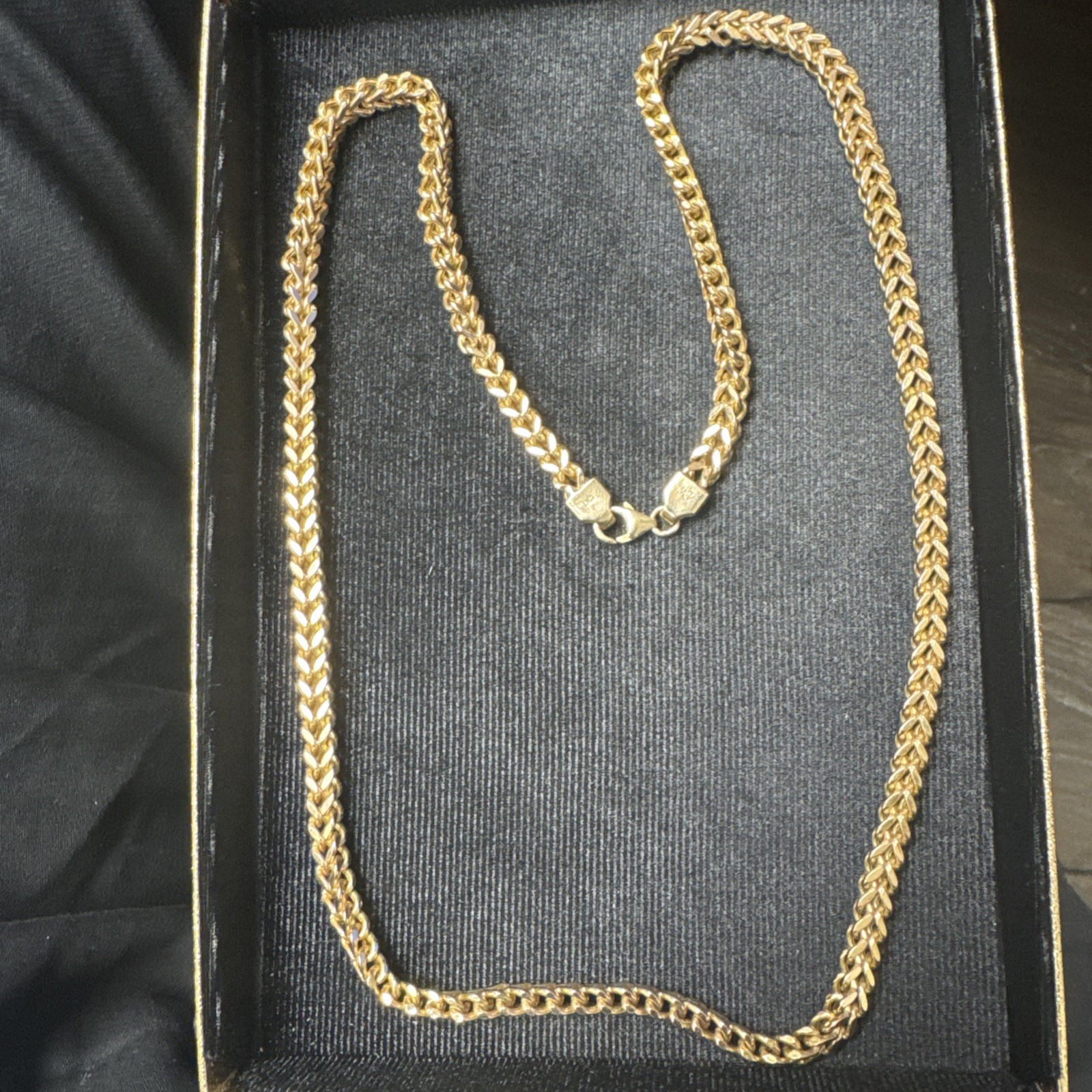 Gold Chain Franco Square 22