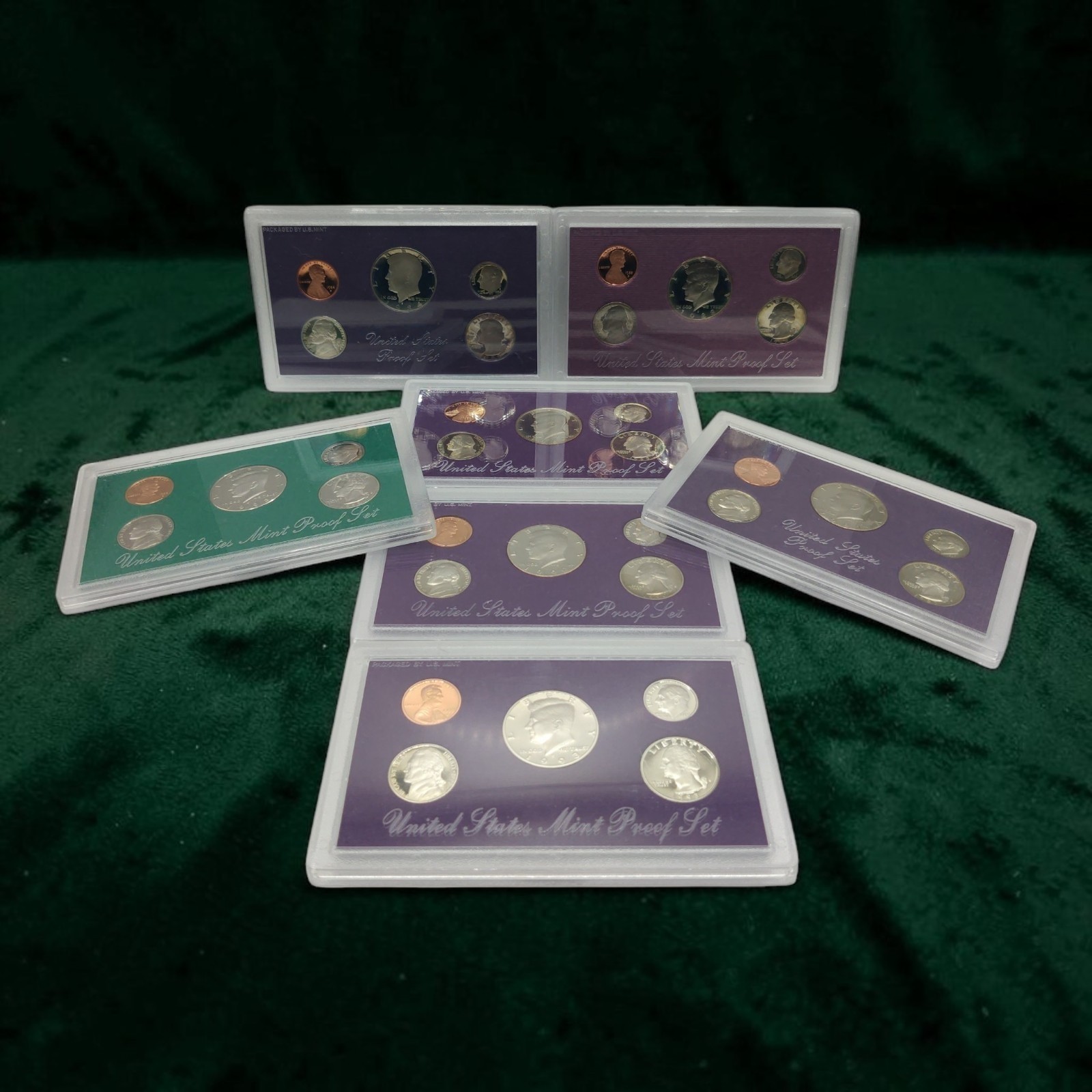 7 Set LOT 1984-S - 1998-S U.S. Proof Sets ORIGINAL Various Years In Between