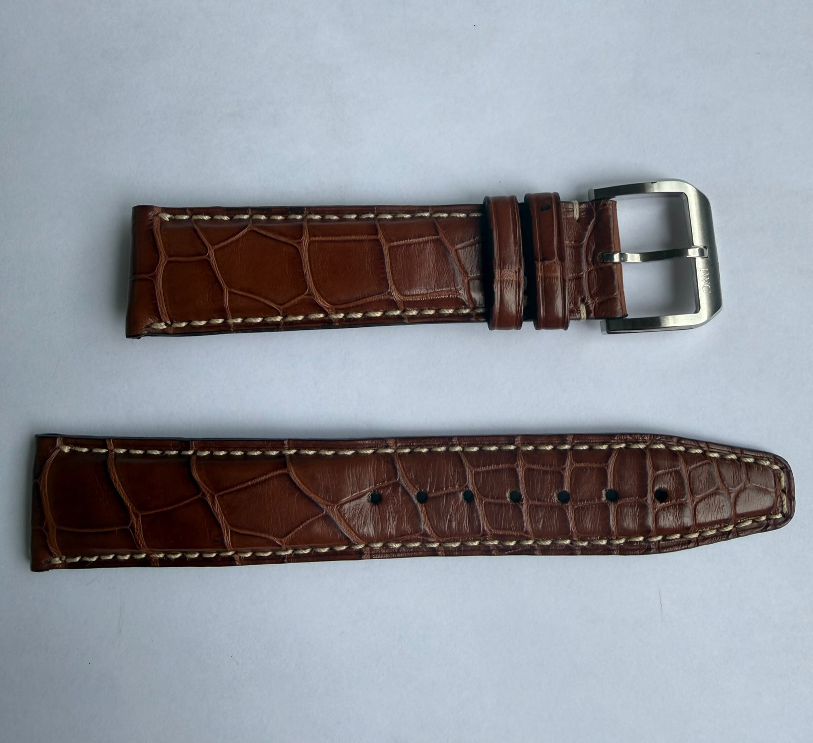 IWC Brand New Authentic Brown Alligator 20mm Strap IWC Brand New Authentic Brown Alligator 20mm Strap