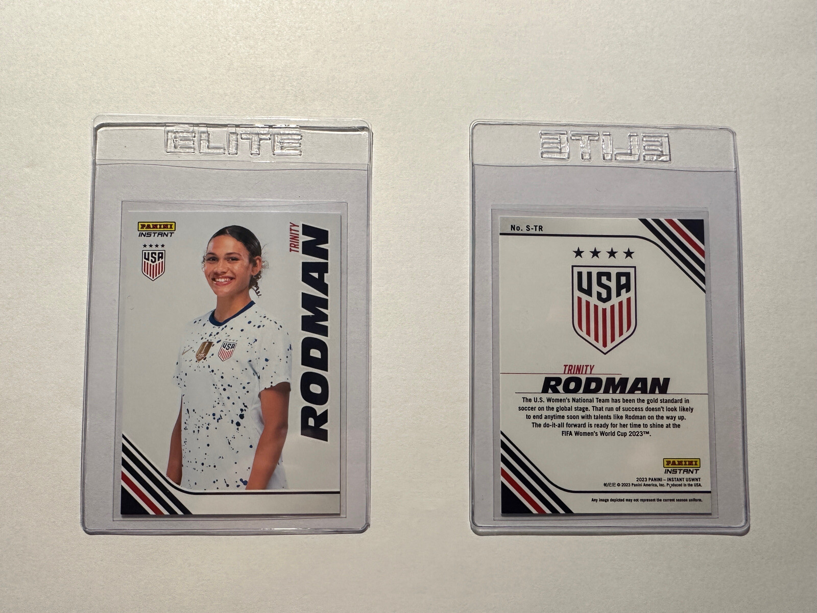 2023 Panini Instant TRINITY RODMAN Team USA USWNT Studio Insert MINT World Cup