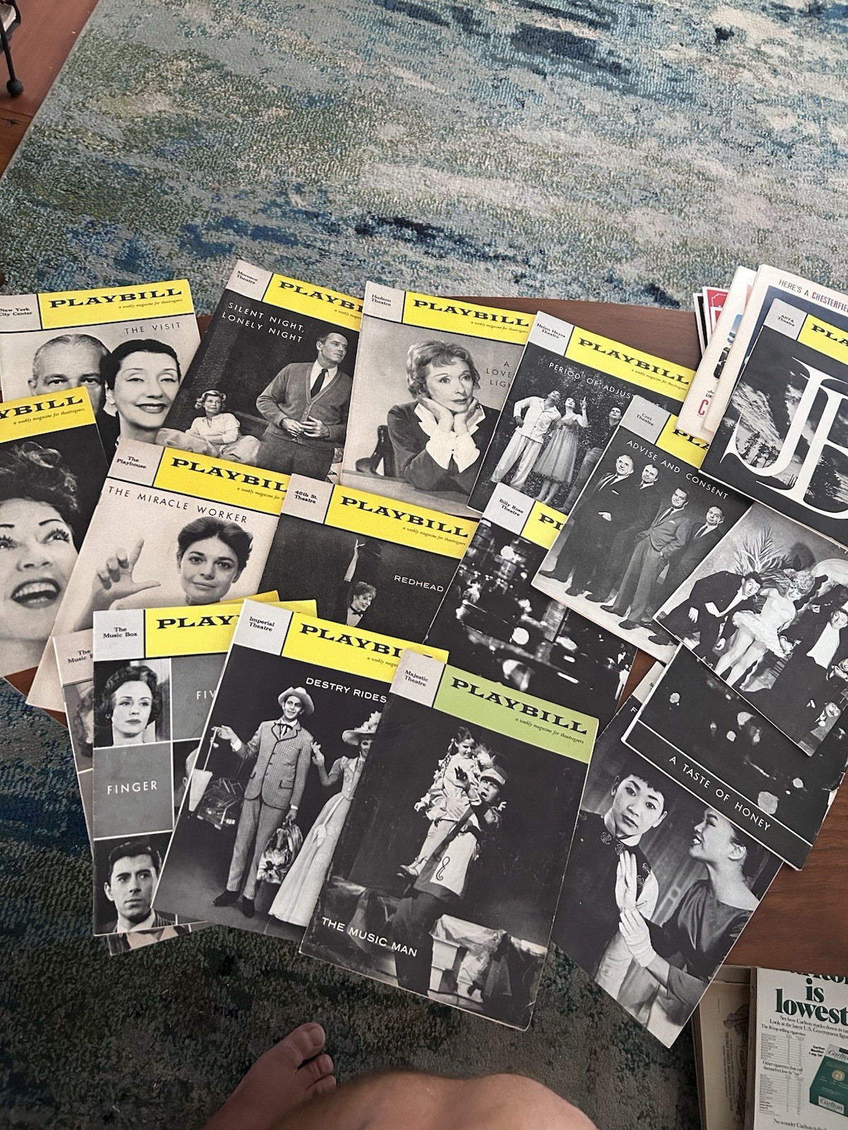 17 Vintage Broadway Playbill Merman Miracle Worker South Pacific New York City 17 Vintage Broadway Playbill Merman Miracle Worker South Pacific New York City