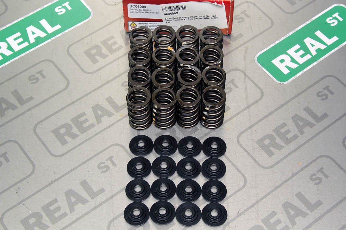Brian Crower 80lbs Single Valve Springs Steel Retainer Fits Subaru EJ205 EJ257