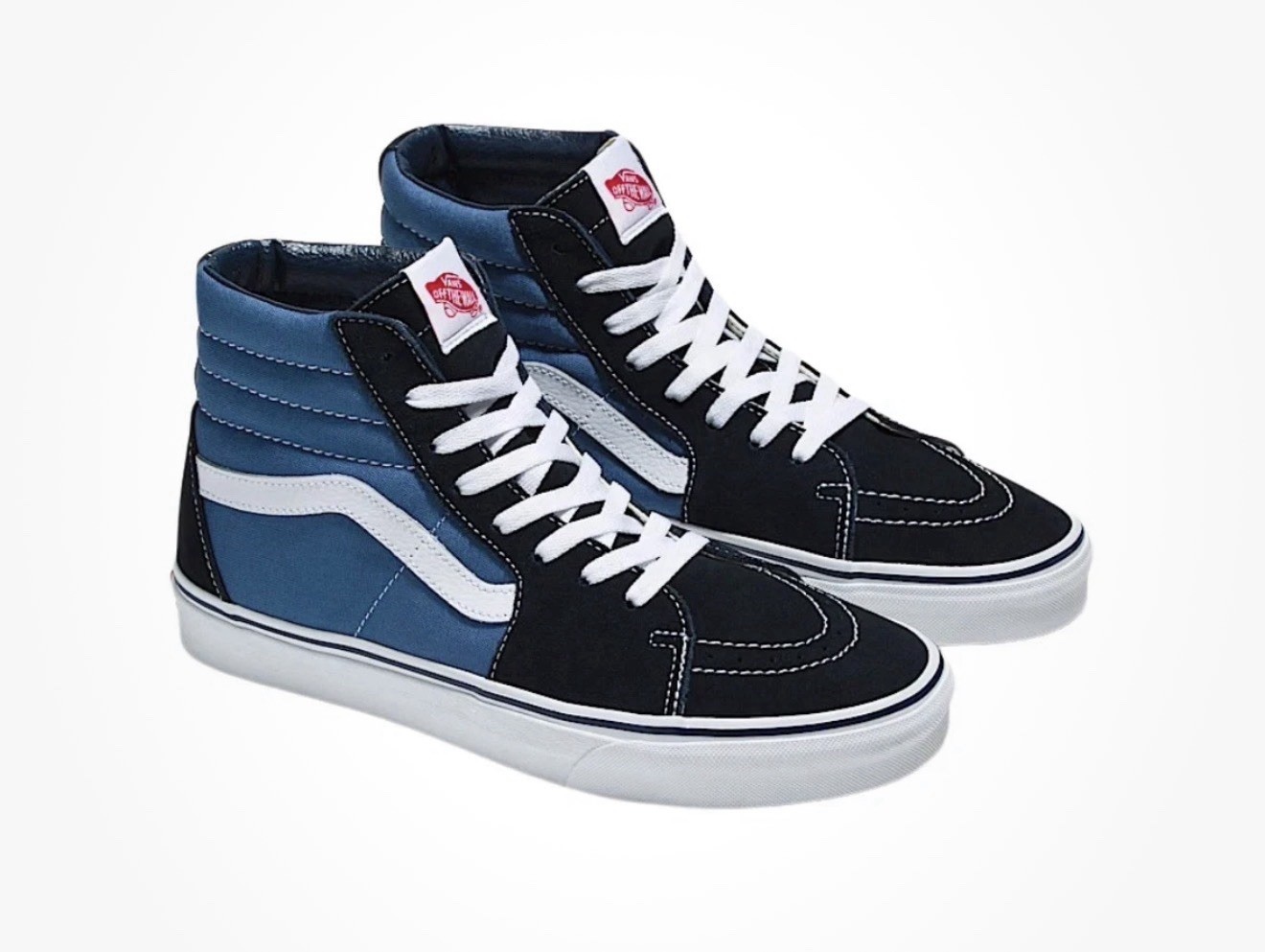 Vans Sk8-Hi Skateboard High Top Sneakers Navy Blue VN000D5INVY Sz 8.5 M 10 W 