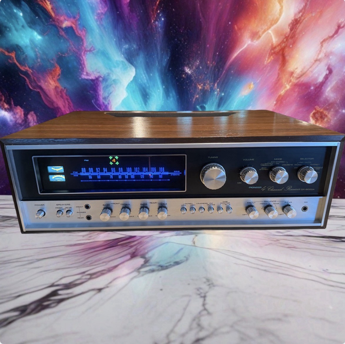Pioneer QX-8000A Vintage Quadraphonic 4-Channel Receiver Near Mint Serviced 🔥🎶