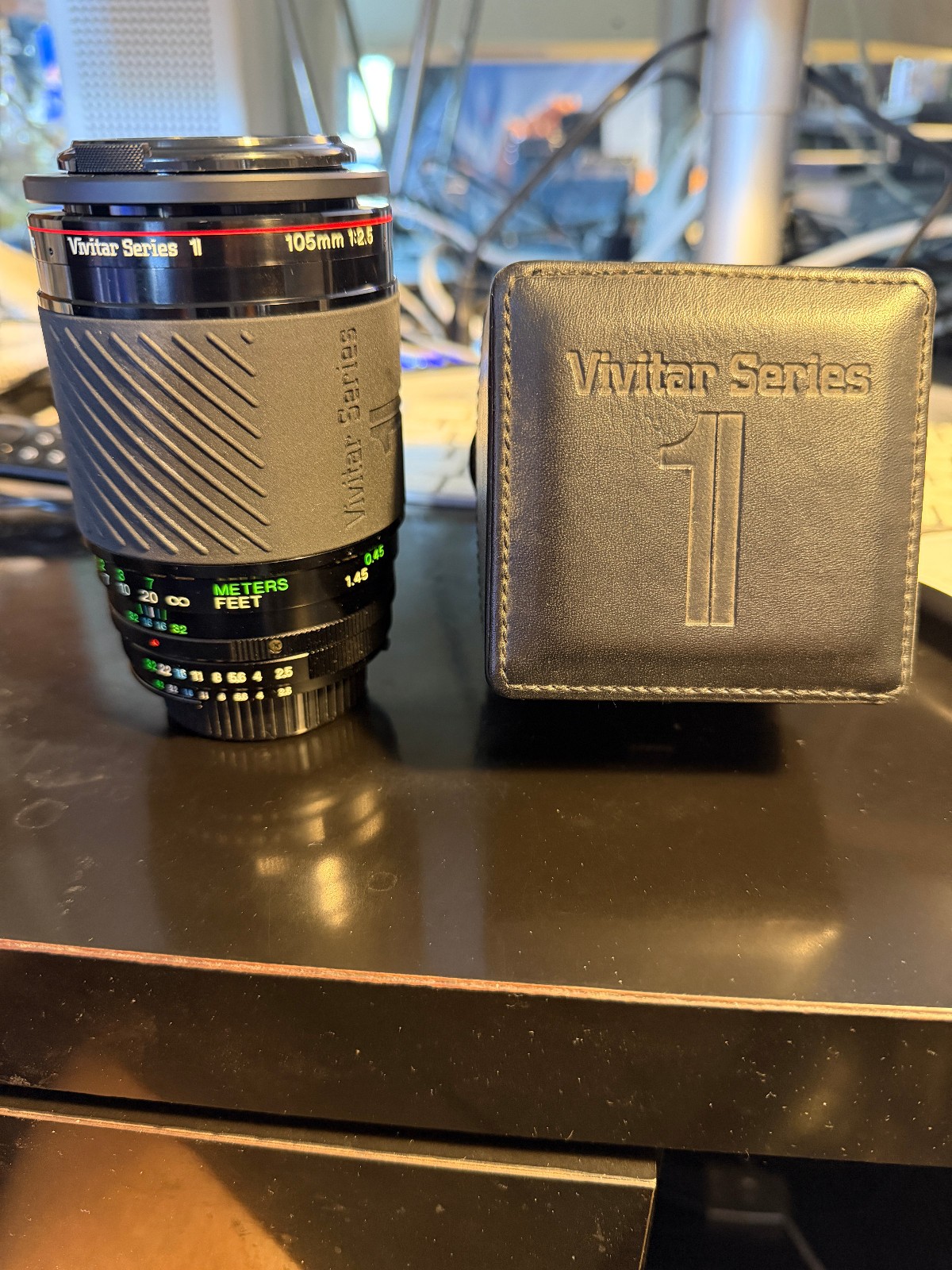 Vivitar Series 1 Lens 105mm f2.5 1:1 Macro Nikon N/AI-s W/ Case No. 22901129
