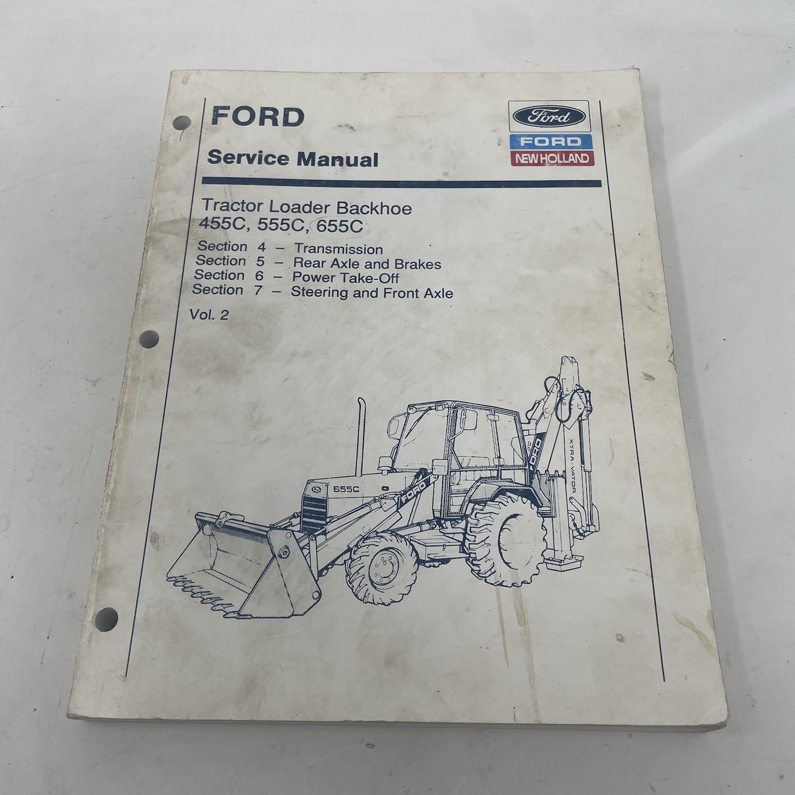 VOLUME 2 - Ford New Holland 455C 555C 655C Tractor Loader Backhoe Service Manual