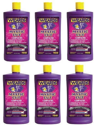 Wizards 11048 Mystic Cut Nano Sphere Technology Compound 32 oz. Bottle (6 Pack) Wizards 11048 Mystic Cut Nano Sphere Technology Compound 32 oz. Bottle (6 Pack)