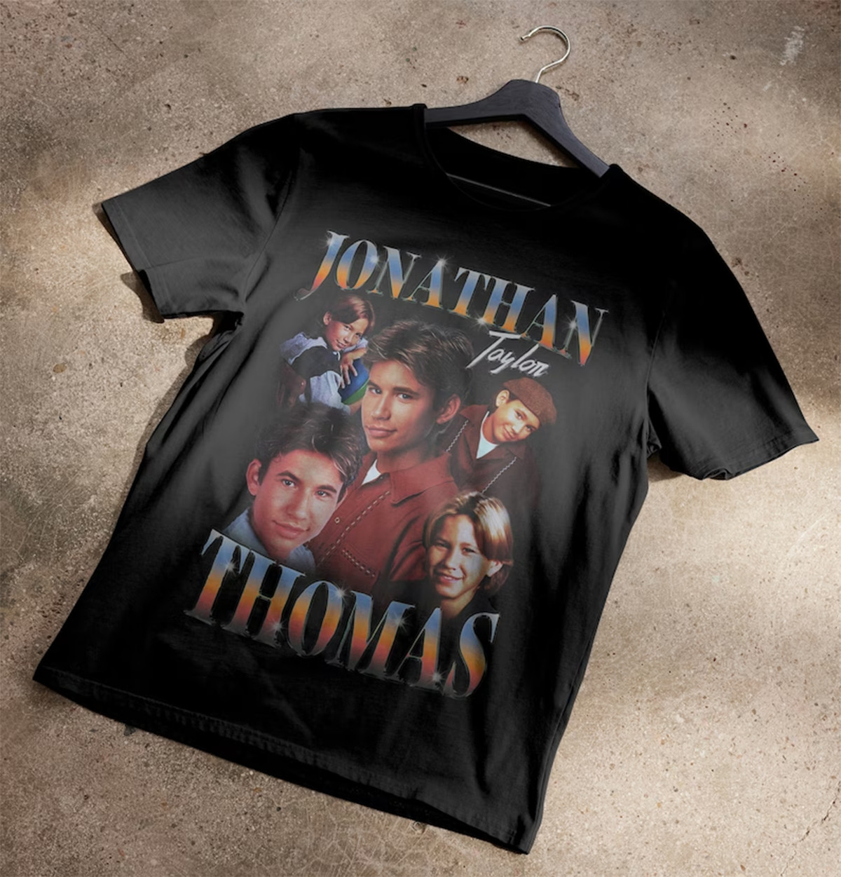 Jonathan Taylor Thomas T-shirt Black S-4XL Unisex Gifl