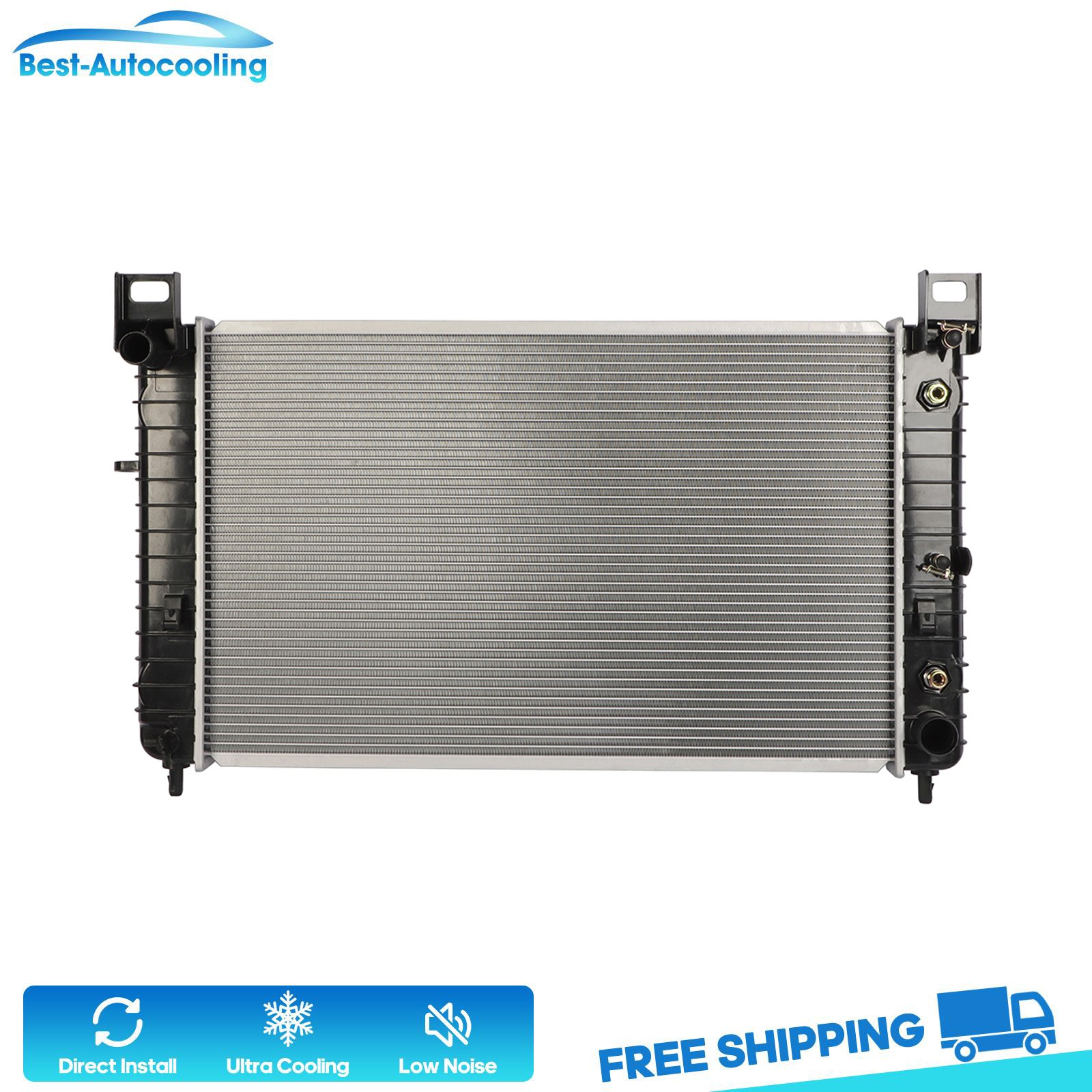 For 2000-2006 Chevrolet Tahoe w/o Engine Oil Cooler 5.3L 2334 Aluminum Radiator