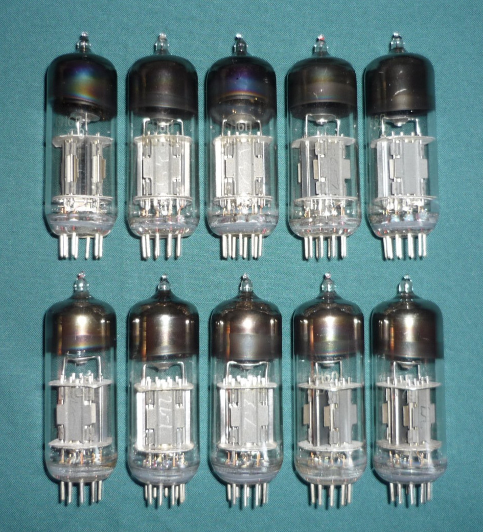 10pcs. 6N6P / 6Н6П Double triode NEW. SAME DATE XI-1979 ~ E182CC, ECC99 10pcs. 6N6P / 6Н6П Double triode NEW. SAME DATE XI-1979 ~ E182CC, ECC99