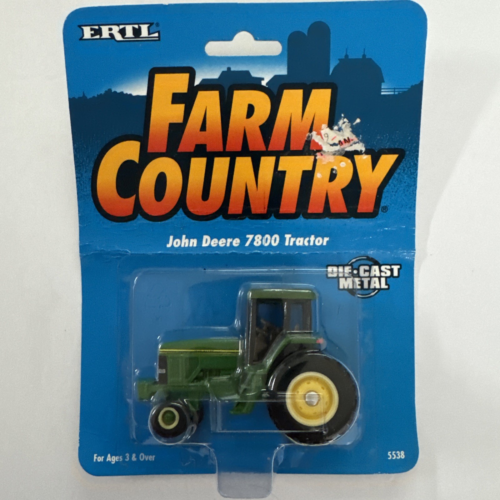 1994 ERTL John Deere 7800 Row Crop Tractor With Duals 1:64 Diecast Replica #5538