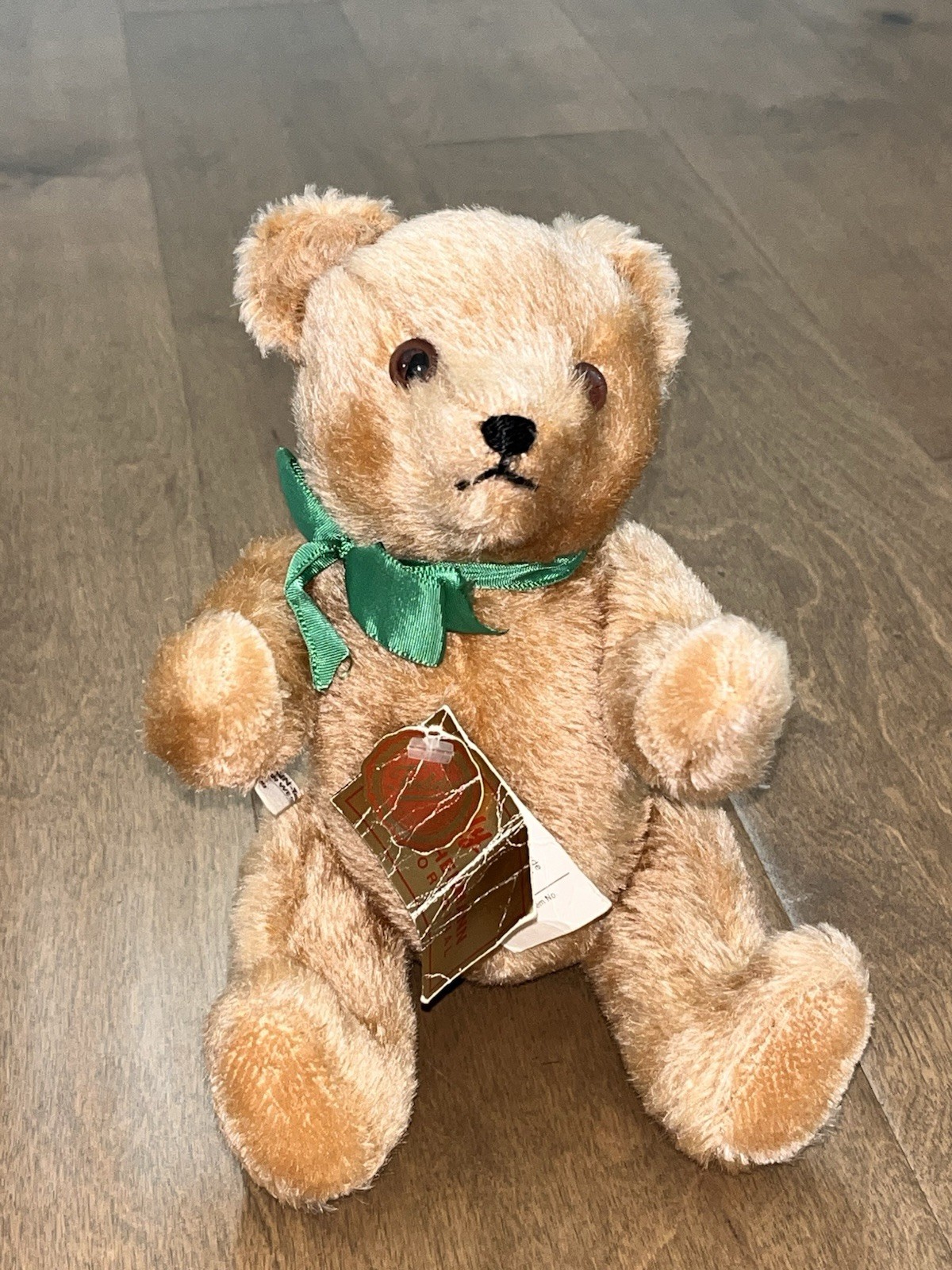 VINTAGE Hermann Original Teddy Bear Jointed Plush Bear 9” W/ Tag VINTAGE Hermann Original Teddy Bear Jointed Plush Bear 9” W/ Tag