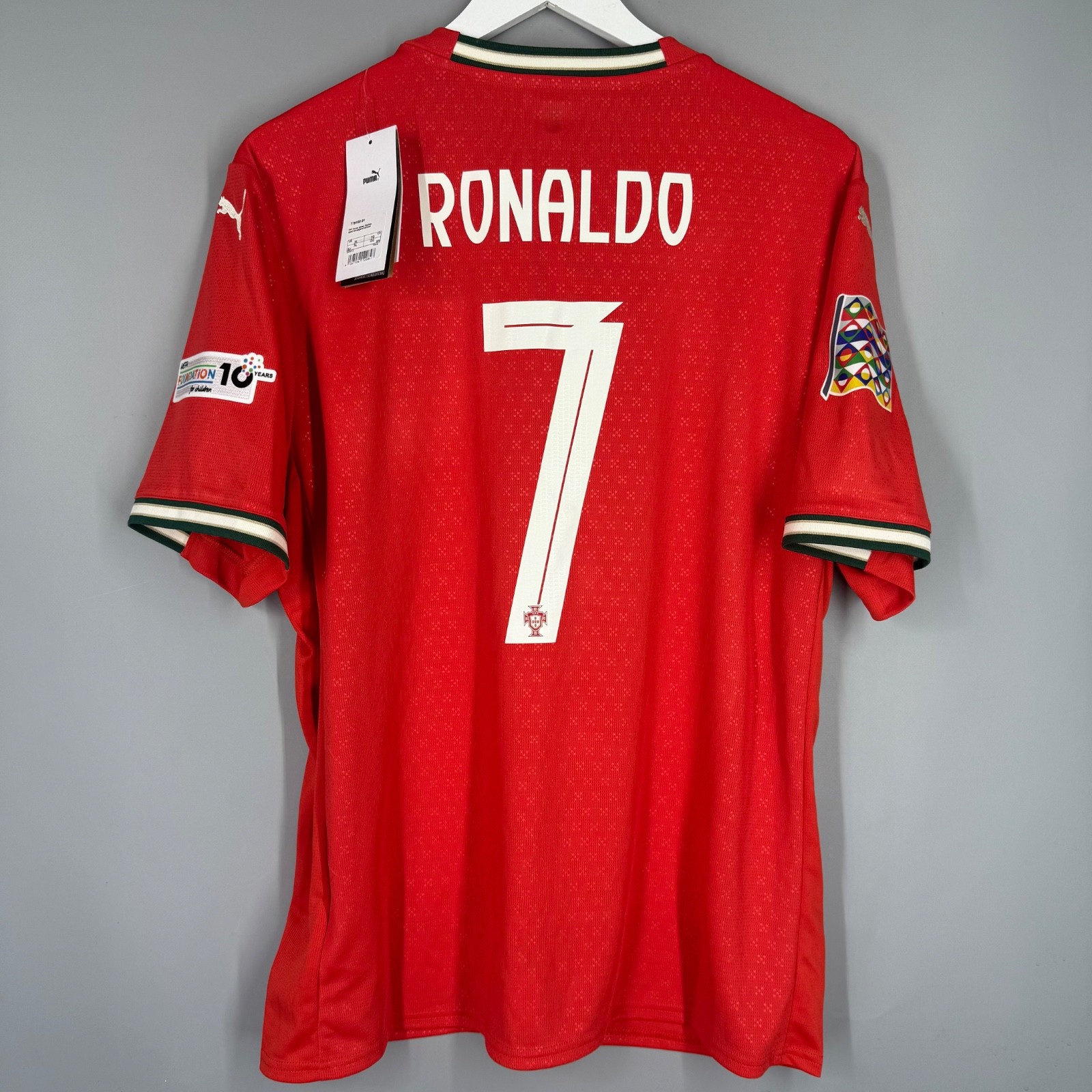 NWT PORTUGAL NATIONAL TEAM 2024 2025 HOME SHIRT JERSEY 7 RONALDO LEAGUE NATIONS NWT PORTUGAL NATIONAL TEAM 2024 2025 HOME SHIRT JERSEY 7 RONALDO LEAGUE NATIONS
