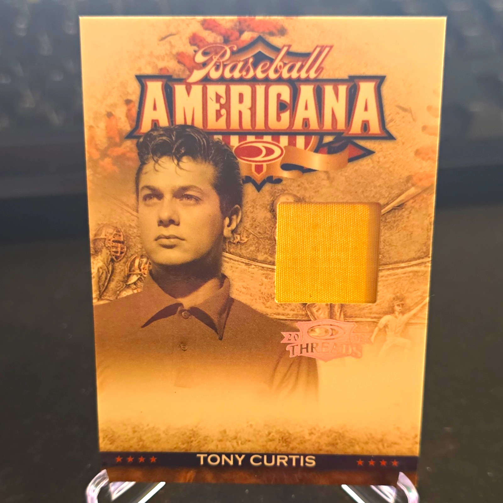 Donruss 2008 Threads Baseball Americana Tony Curtis Memorabilia #BA-25 /500