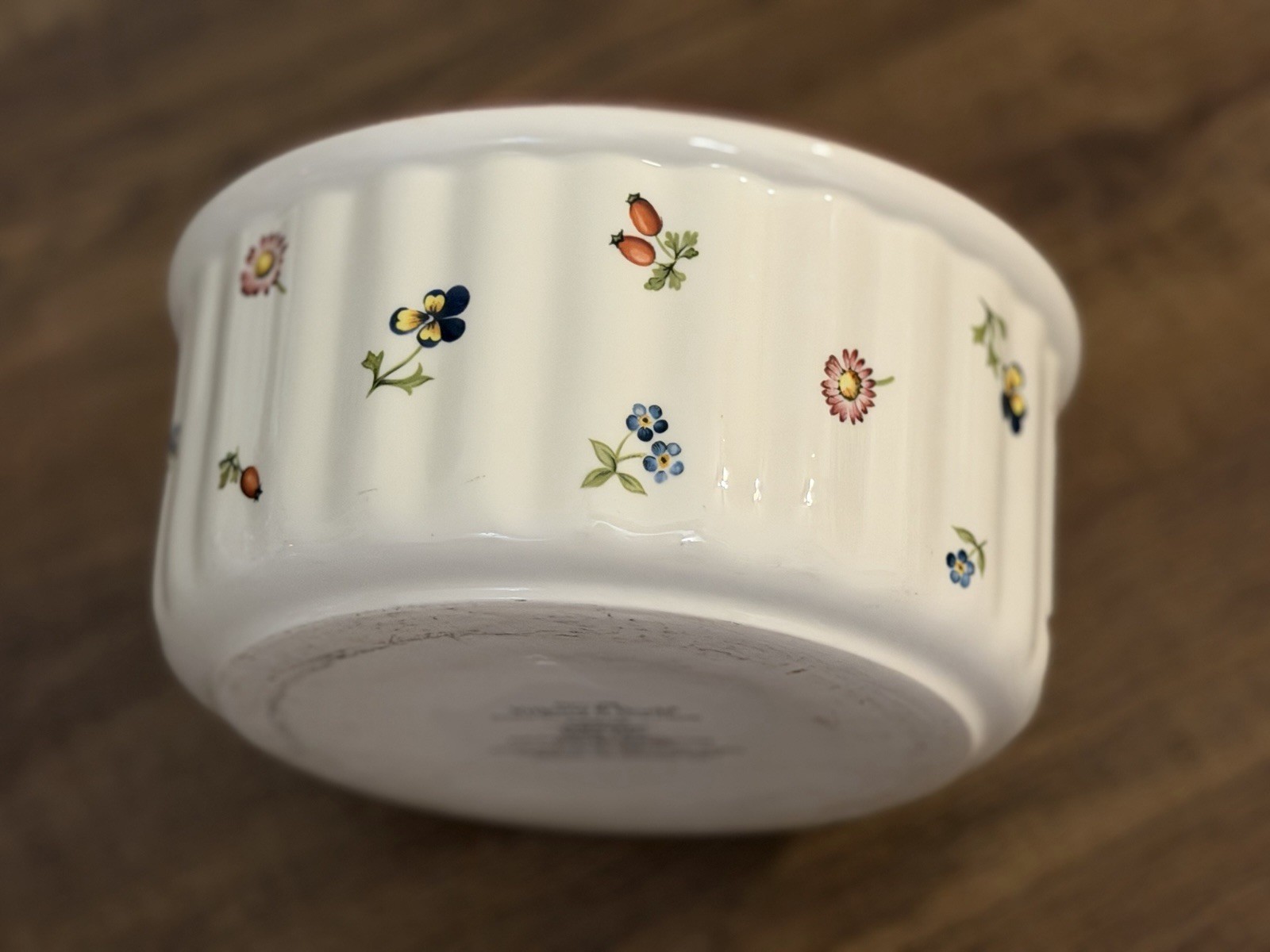 Villeroy & Boch Petite Fleur Vilbofour Souffle Dish 7.5\