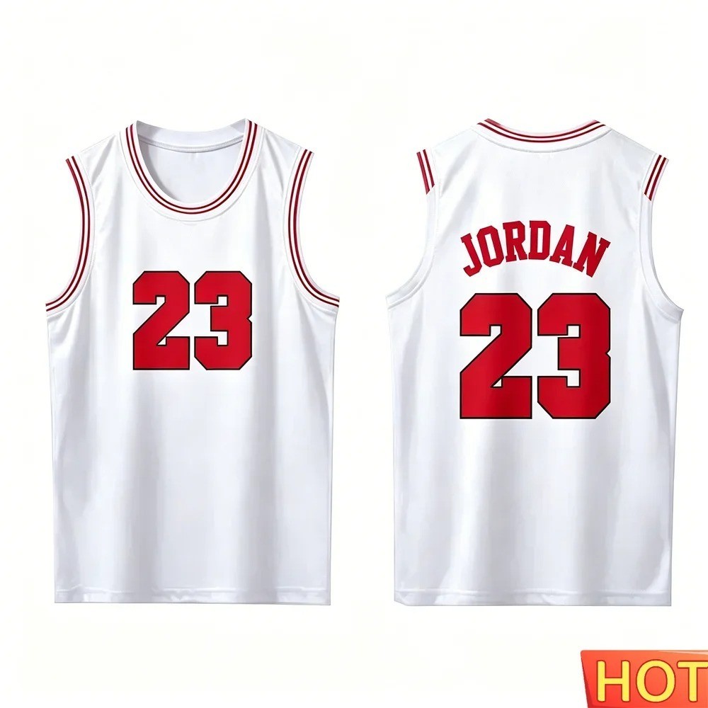 Throwback Legend Jordan 23 Chicago Basketball Jersey Stitched Men and Youth Size