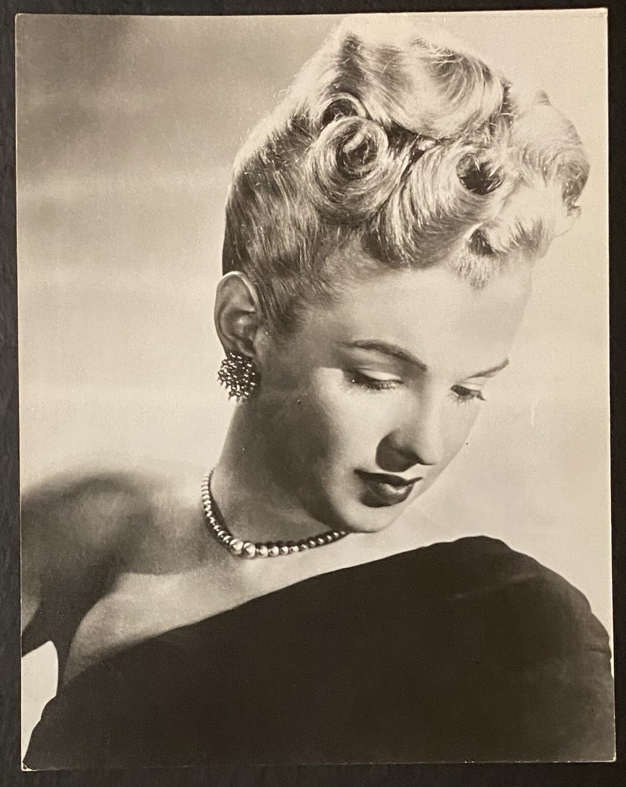1948 Marilyn Monroe Original Photo Salon Hair Ad Publicity Still Norma Jeane