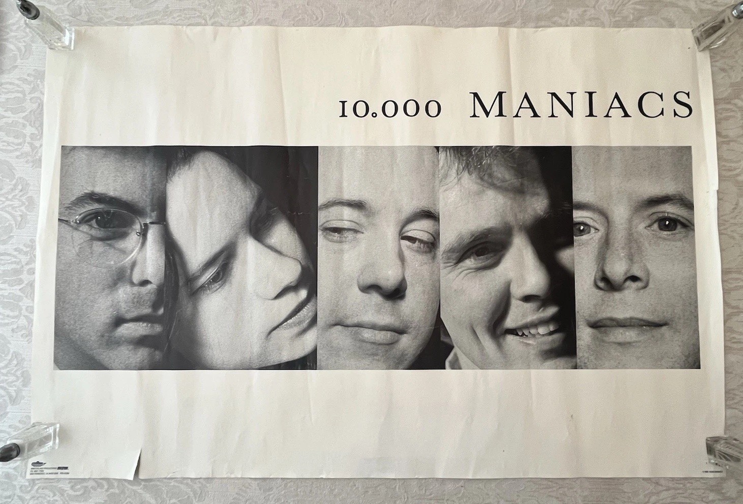 10,000 Maniacs Poster Vintage Winterland 1989 Natalie Merchant 36 X 24 Original 10,000 Maniacs Poster Vintage Winterland 1989 Natalie Merchant 36 X 24 Original