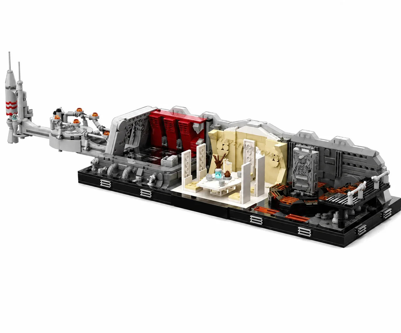 NEW 1507PCS Custom Lego Cloud City Diorama MOC Build Luke Skywalker Darth Vader