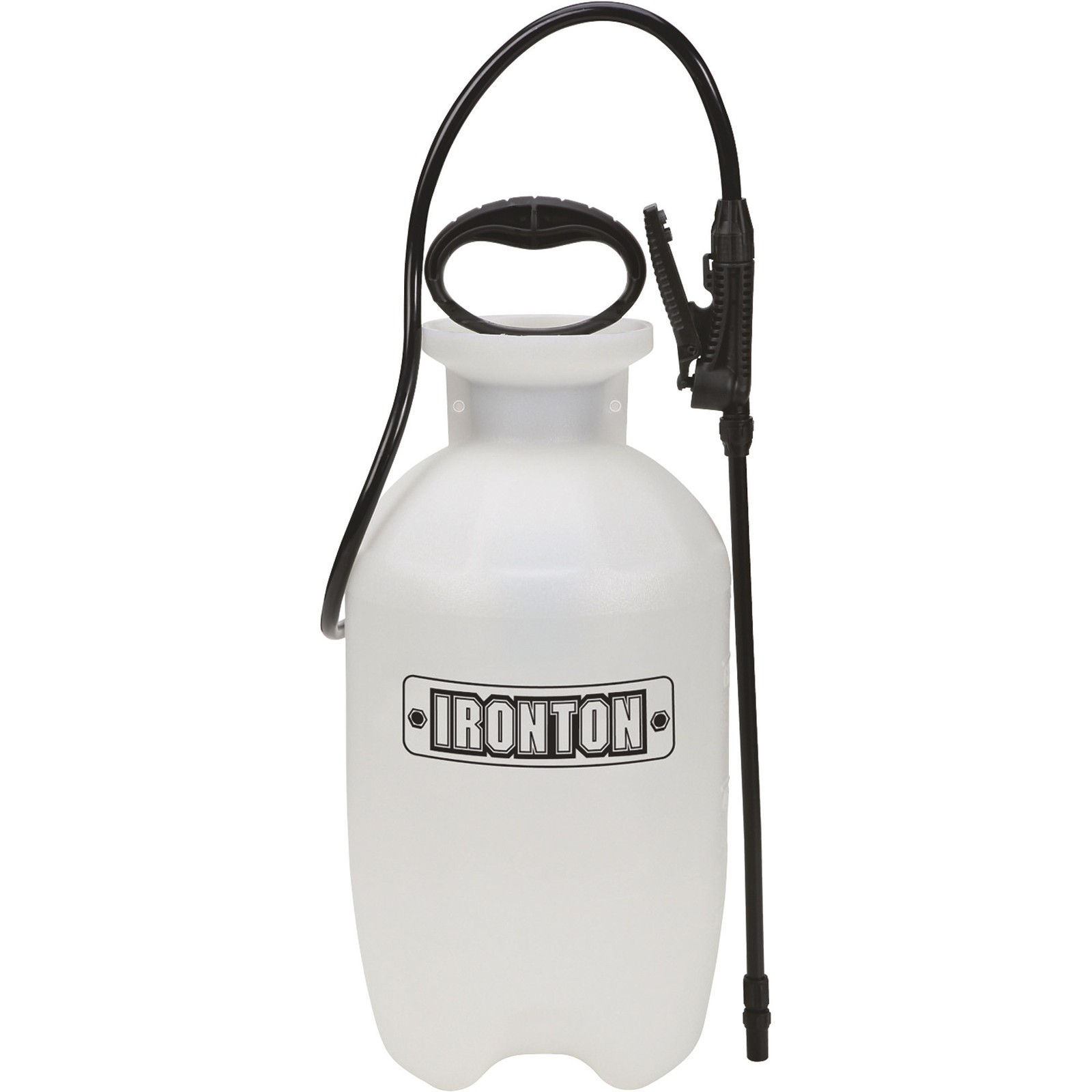 Ironton Portable Poly Sprayer, 2 Gallons, 45 PSI, Adjustable Nozzle, Anti-Clog