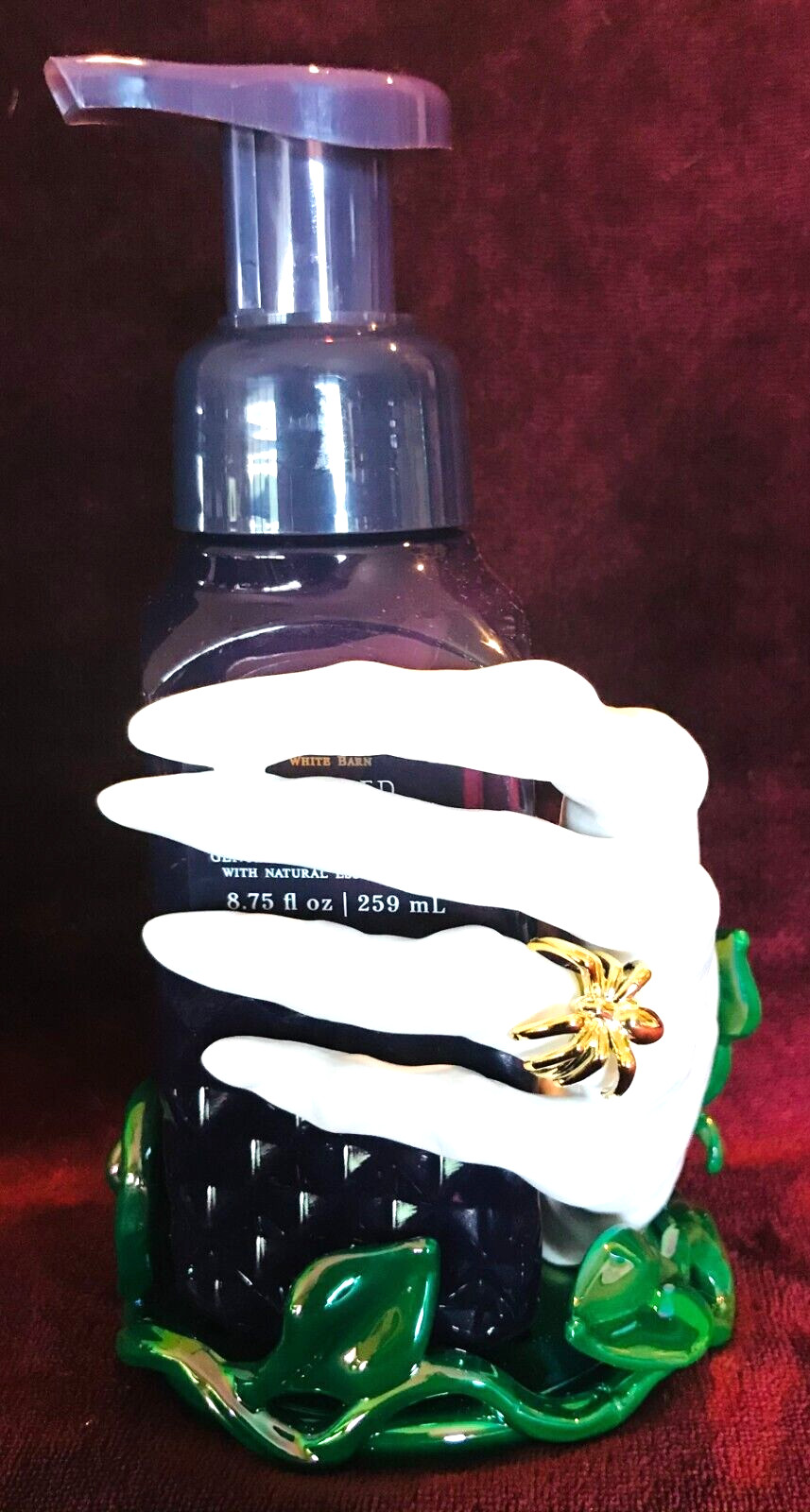 *HALLOWEEN* IVY WITCH HAND CERAMIC SOAP HOLDER IN ORIG BOX ~ Bath & Body Works