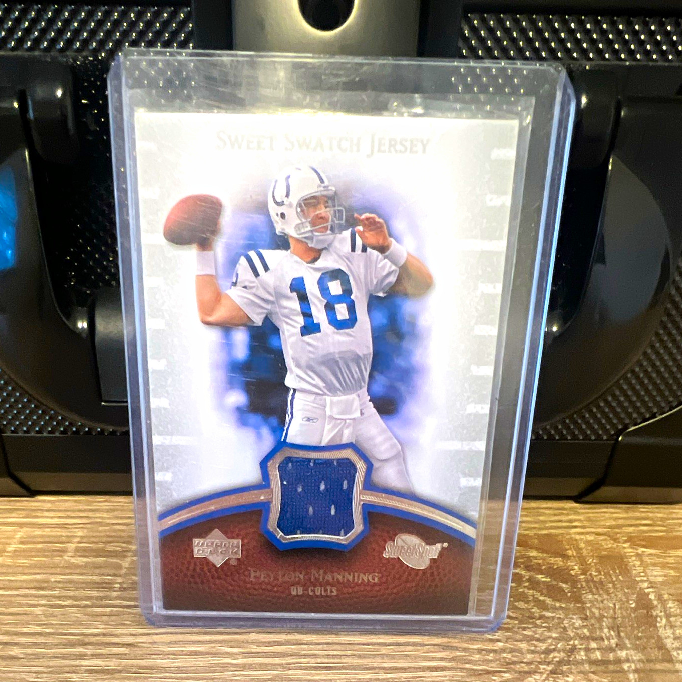 2007 Upper Deck Sweet Spot Peyton Manning Sweet Swatch Jersey #SS-PM Colts