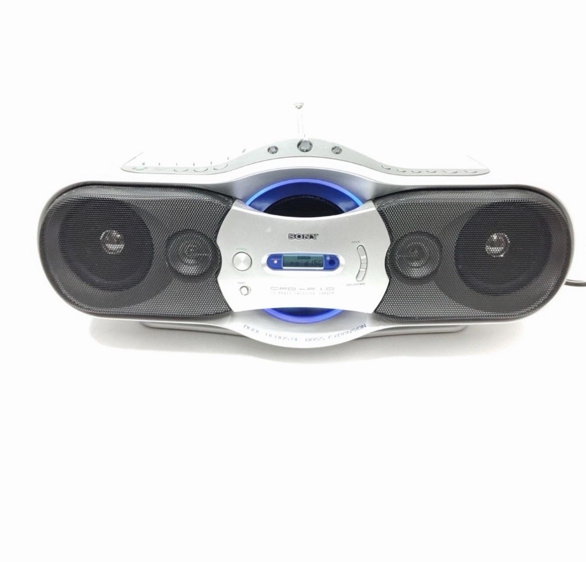 Sony Boombox Model CFD-F10 CD Cassette Player AM FM Radio Tested