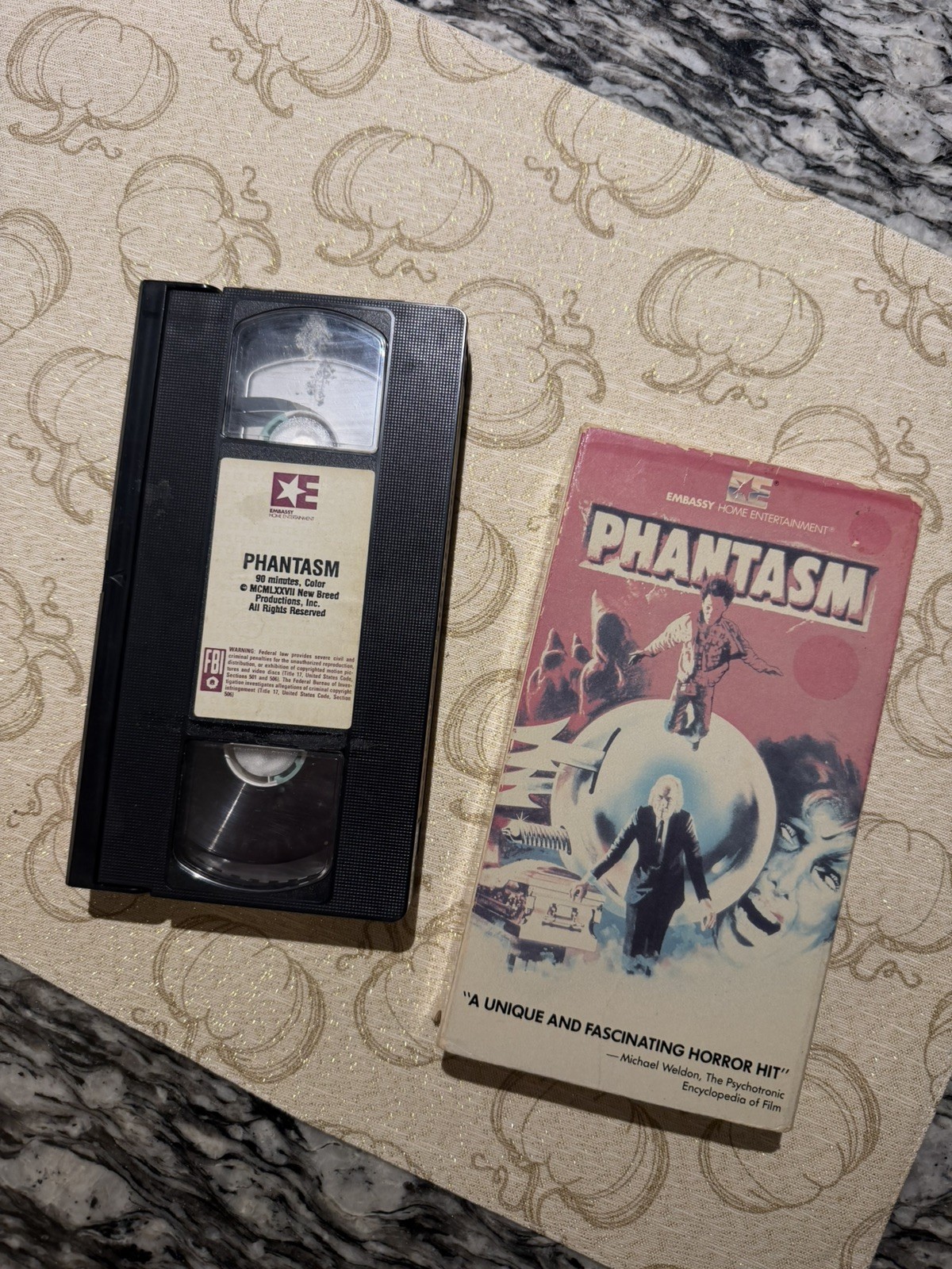 Phantasm (VHS, 1984) Embassy Home Entertainment Release - Horror