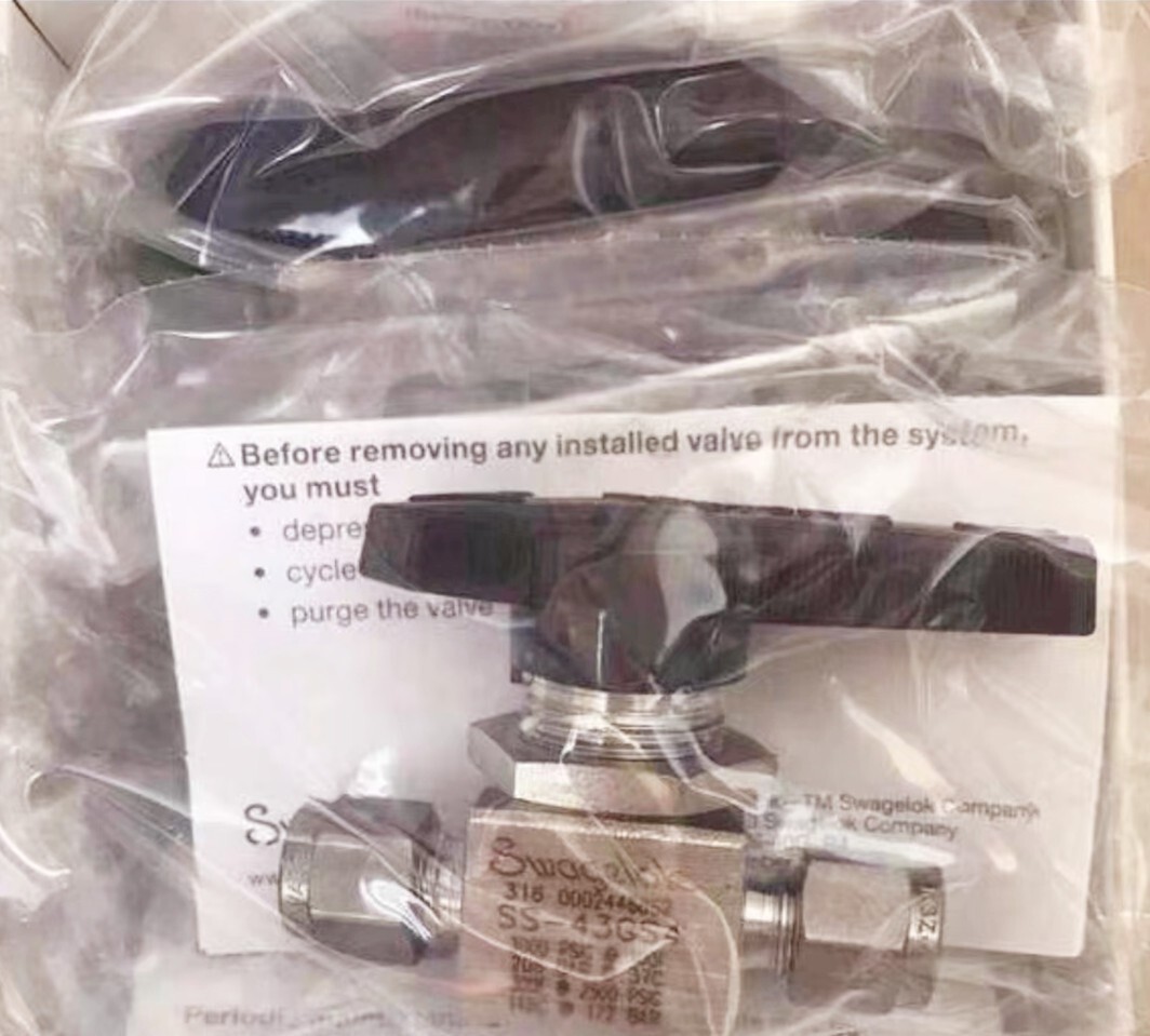Swagelok\'s brand-new genuine ball valve model SS-43GS4 fast shipping