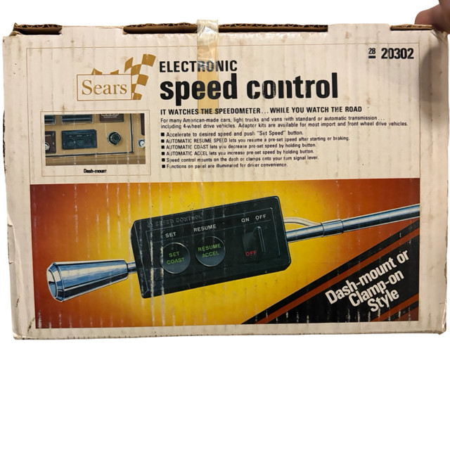 Sears Electronic Speed Control 20302 NOS Vintage USA Cruise Control AutoCruise Sears Electronic Speed Control 20302 NOS Vintage USA Cruise Control AutoCruise