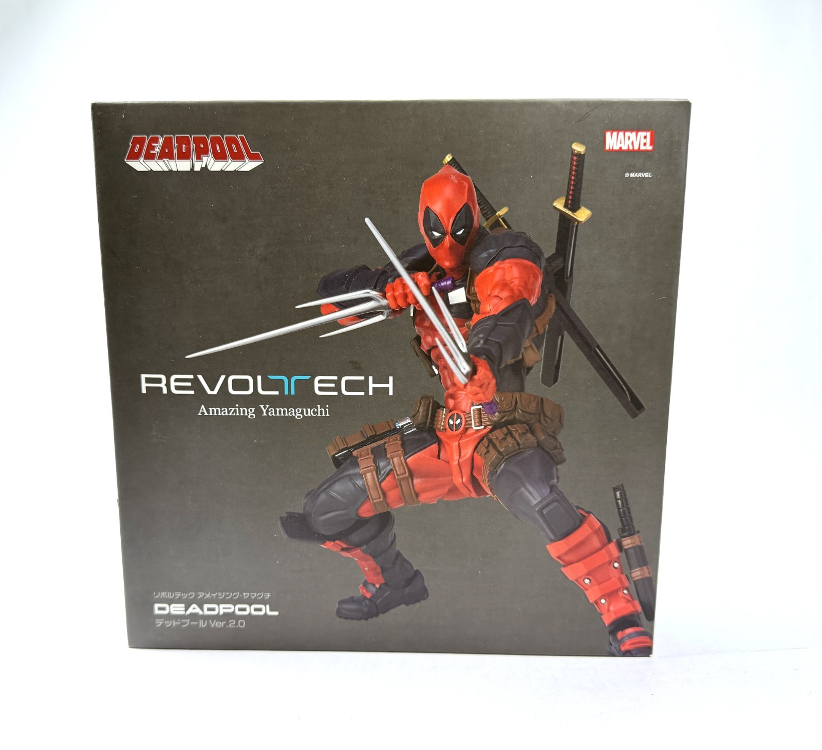 Deadpool 2.0 Revoltech Amazing Yamaguchi Action Figure Complete w/ Box Marvel Deadpool 2.0 Revoltech Amazing Yamaguchi Action Figure Complete w/ Box Marvel