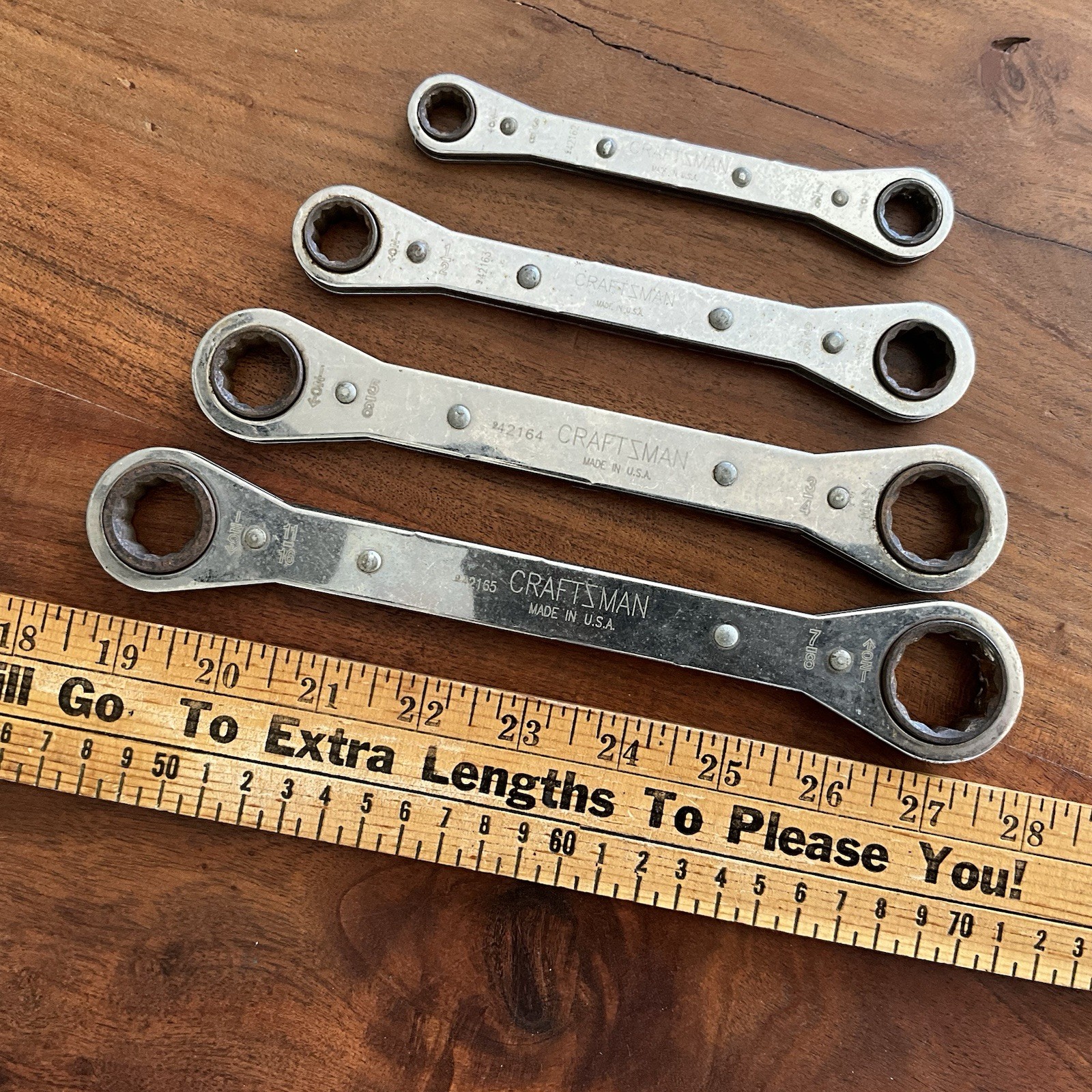 Craftsman 4pc Ratchet Wrench Set 42162 42163 42164 42165 Tool 3/8\ Craftsman 4pc Ratchet Wrench Set 42162 42163 42164 42165 Tool 3/8\