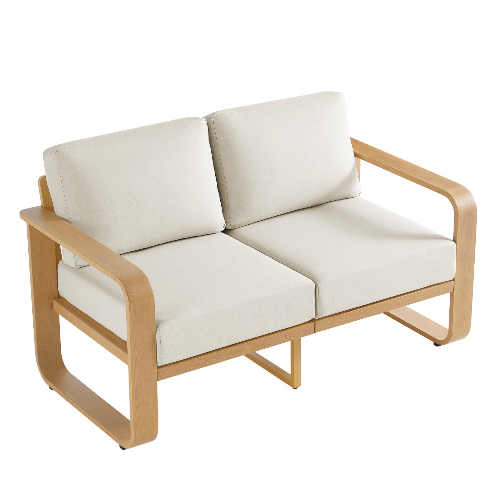 CHITA Modern Outdoor Chairs&Sofa,Patio Furniture w/Thick Cushions&Aluminum Frame