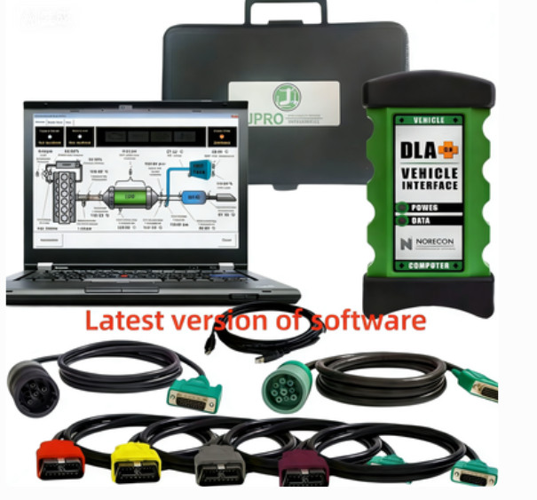 for JPRO DLA 2025 V3 Diesel Heavy Duty Truck Scanner Diagnostic tool X230 laptop