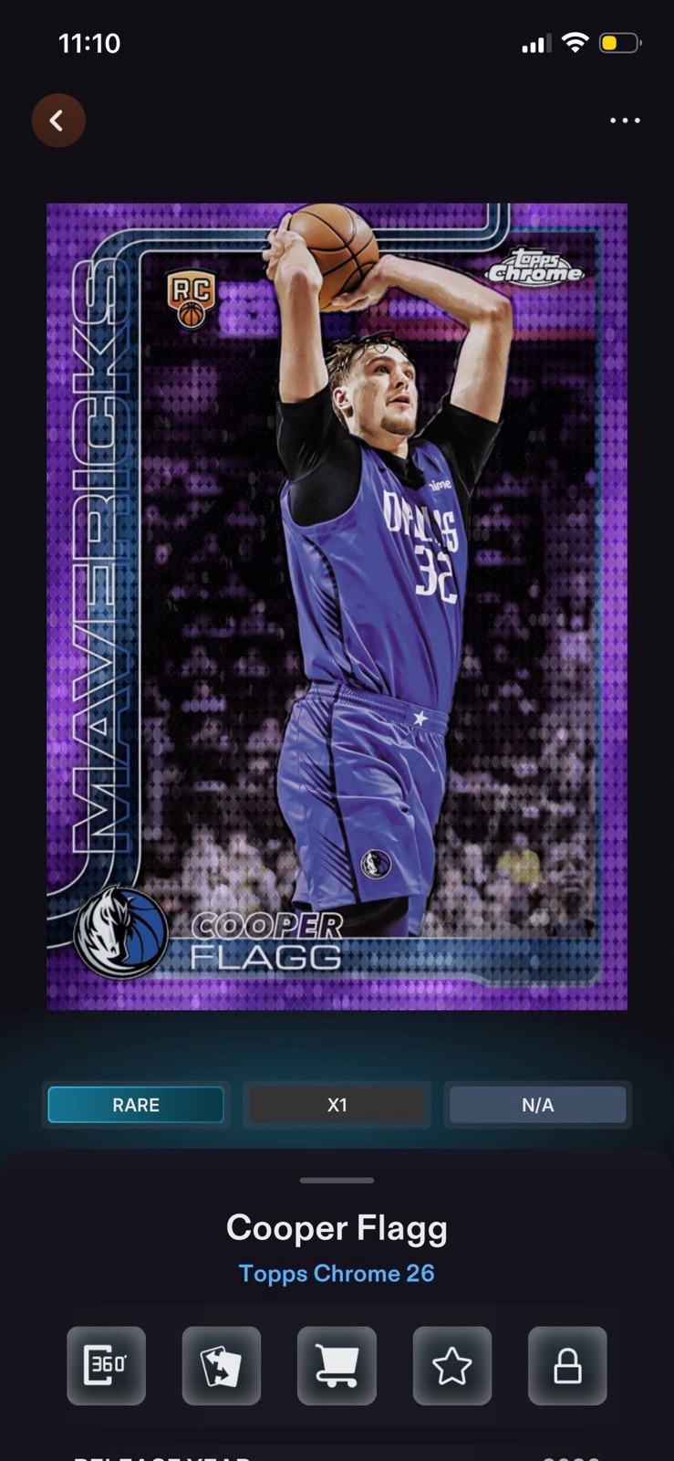 Topps NBA Collect Digital Collection 10 Card Cooper Flagg Lot Topps NBA Collect Digital Collection 10 Card Cooper Flagg Lot