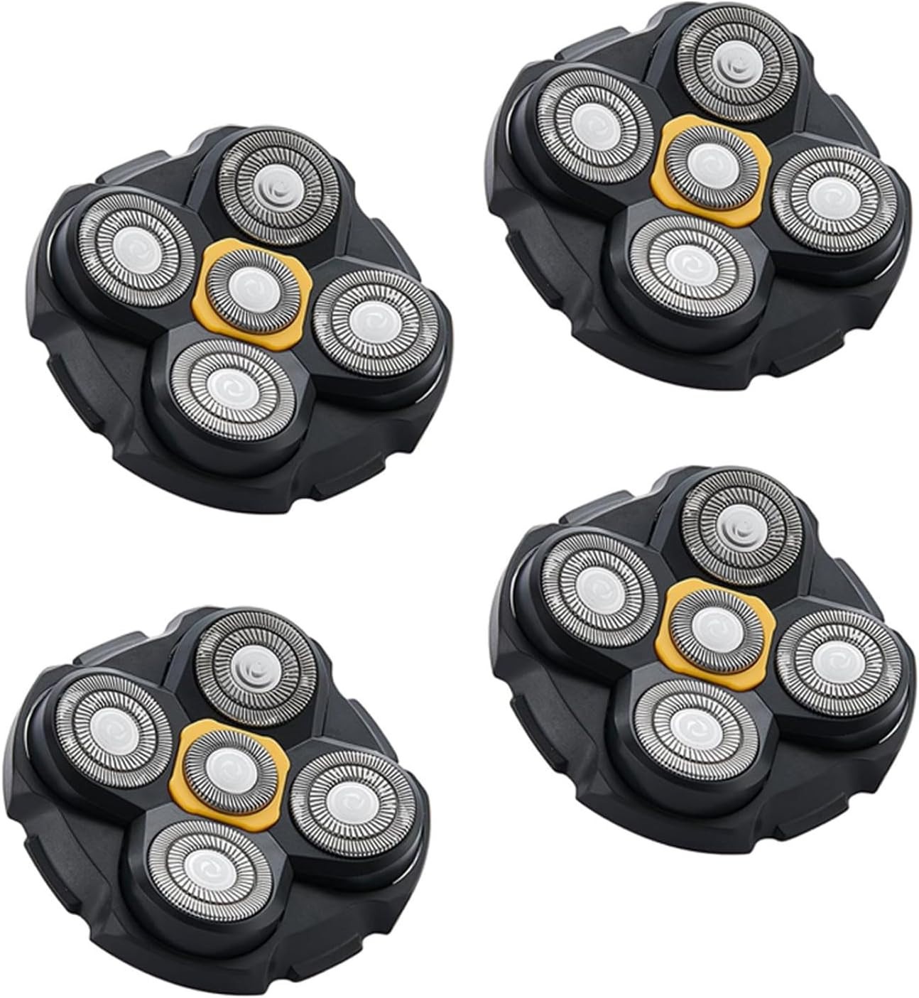 Replacement Heads Compatible for Microtouch Titanium Head Shaver Bald 2 / 4 PACK