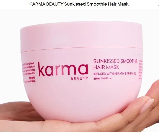 KARMA BEAUTY  Sunkissed Smoothie Hair Mask NEW & Sealed