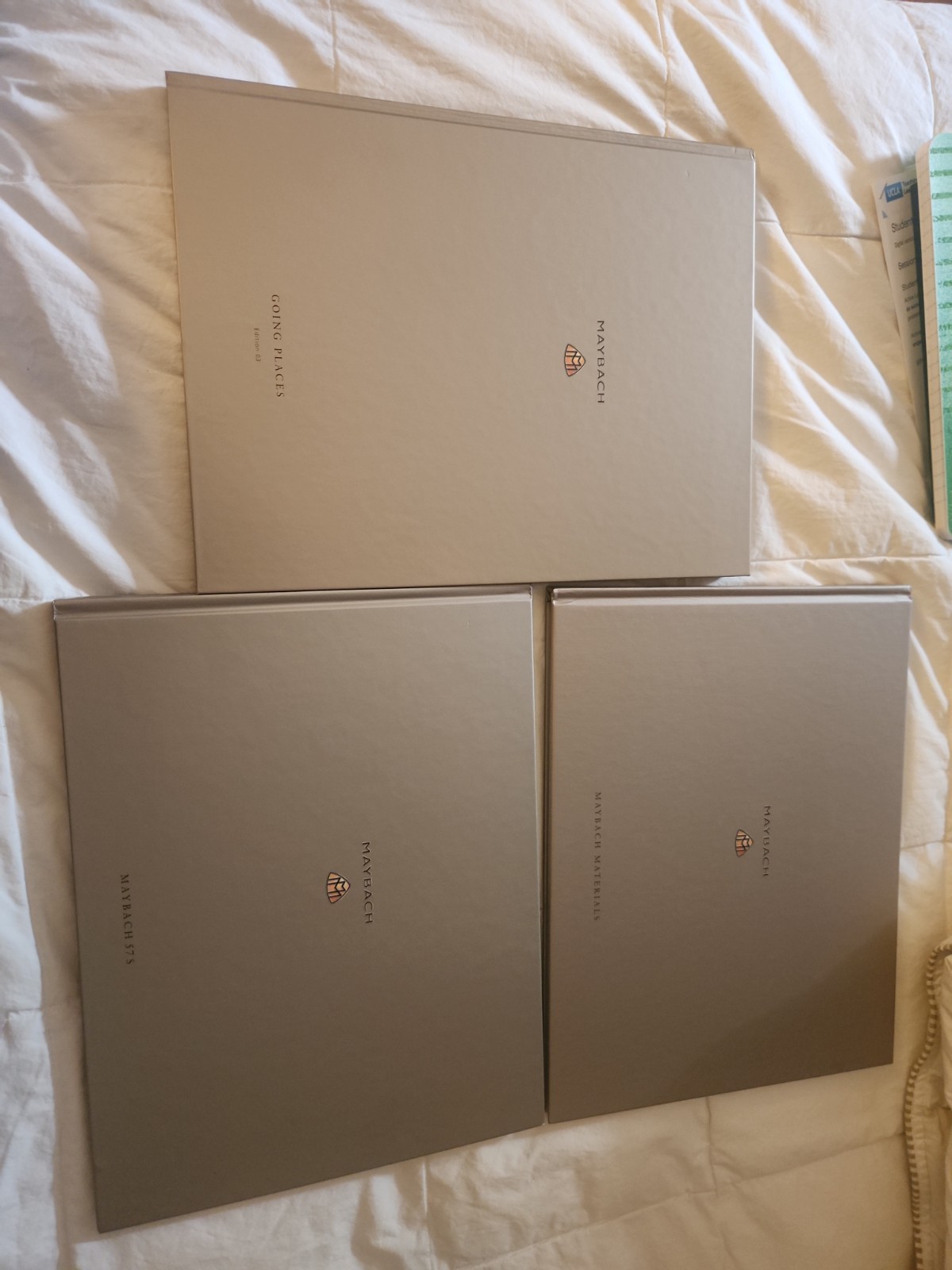 Rare Maybach Luxury Car Brochure Portfolio Set 57S Materials Going Places 3Pcs