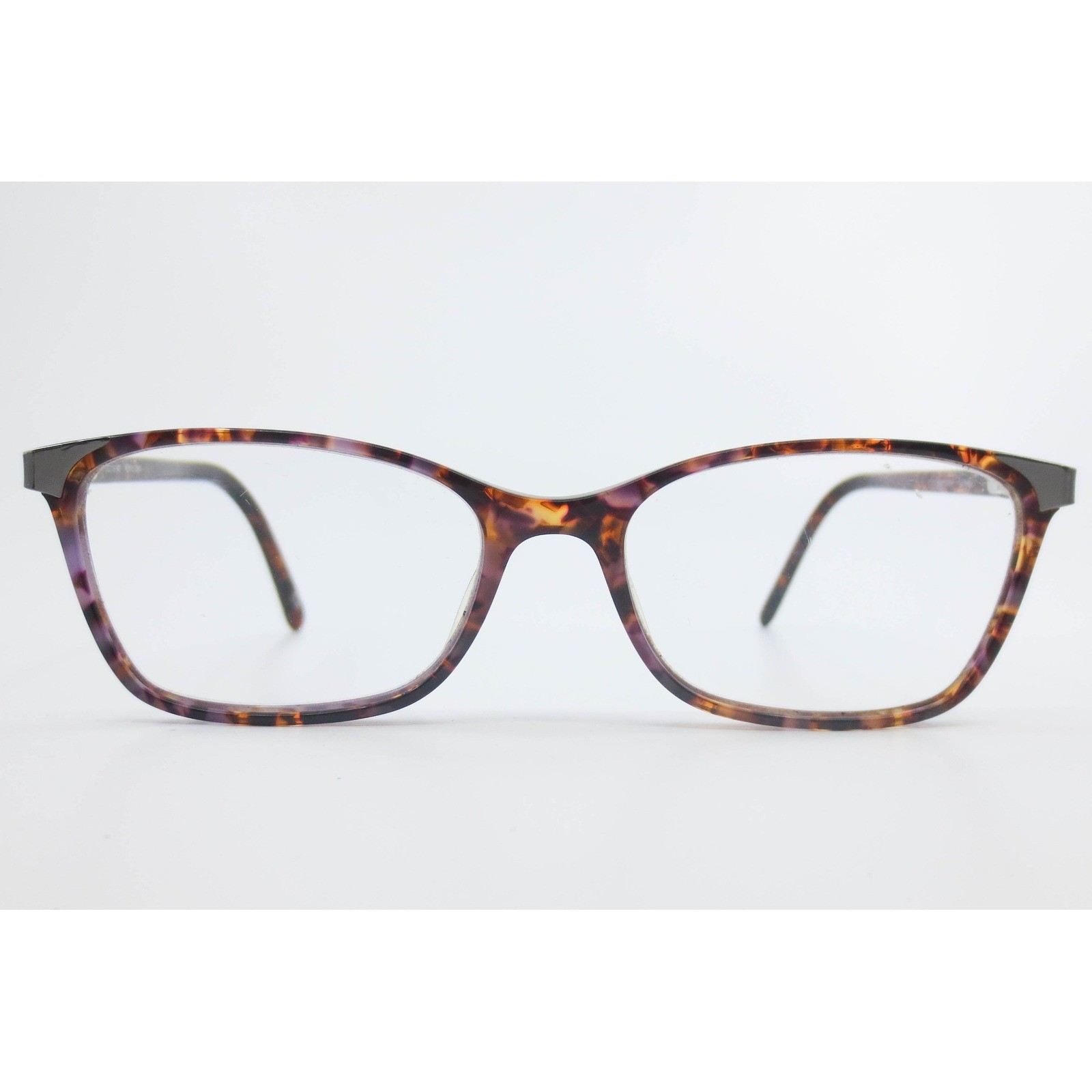 Karen Kane Althea Eyeglasses Purple Demi Tortoise Rectangular Frames 52-16-140